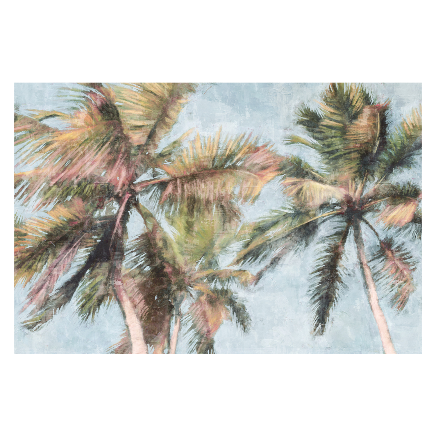 wall-art-print-canvas-poster-framed-Fun Palms, Style A , By Nina Blue-1