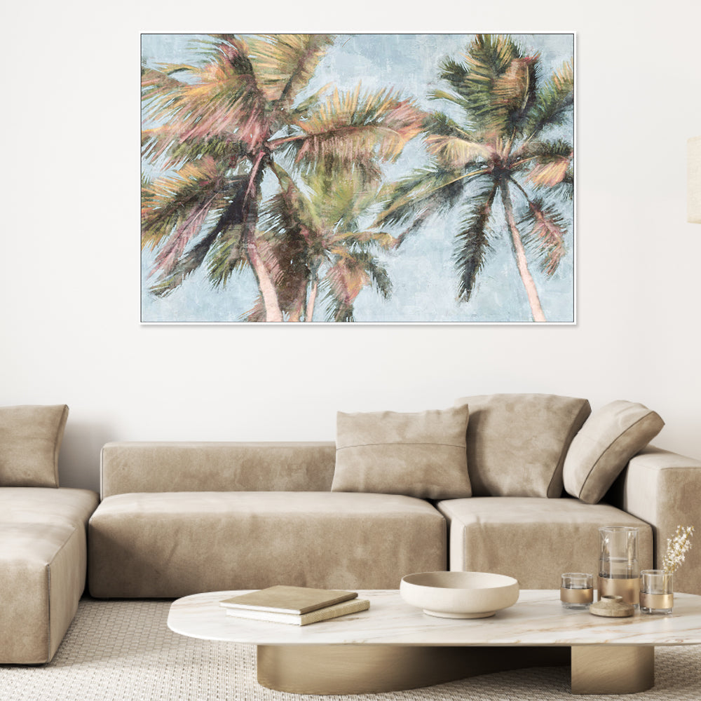 wall-art-print-canvas-poster-framed-Fun Palms, Style A , By Nina Blue-2