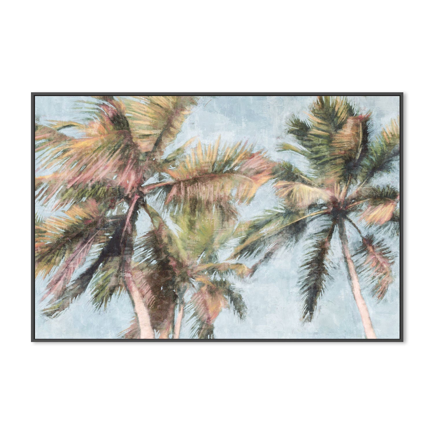 wall-art-print-canvas-poster-framed-Fun Palms, Style A , By Nina Blue-3