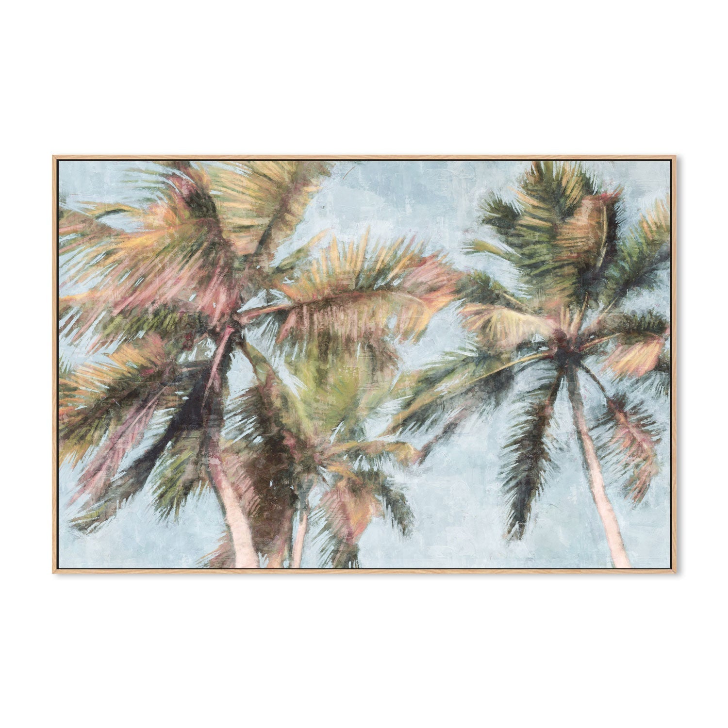 wall-art-print-canvas-poster-framed-Fun Palms, Style A , By Nina Blue-4