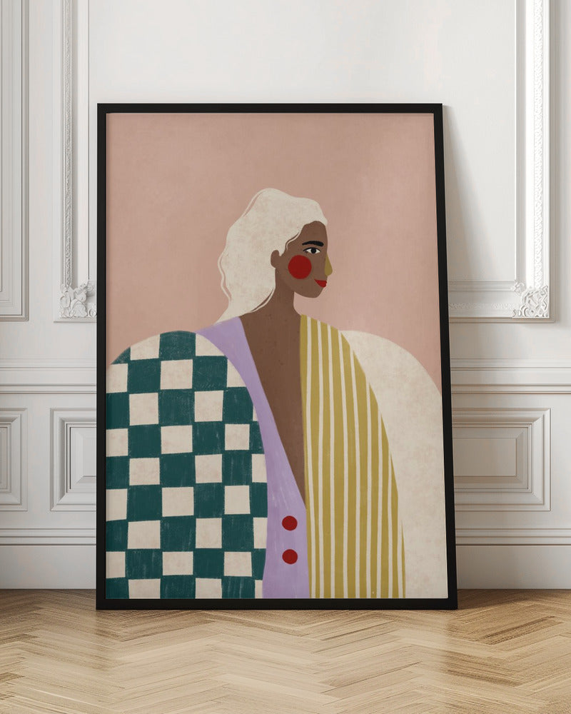 wall-art-print-canvas-poster-framed-Funky Blouse , By Bea Muller-3