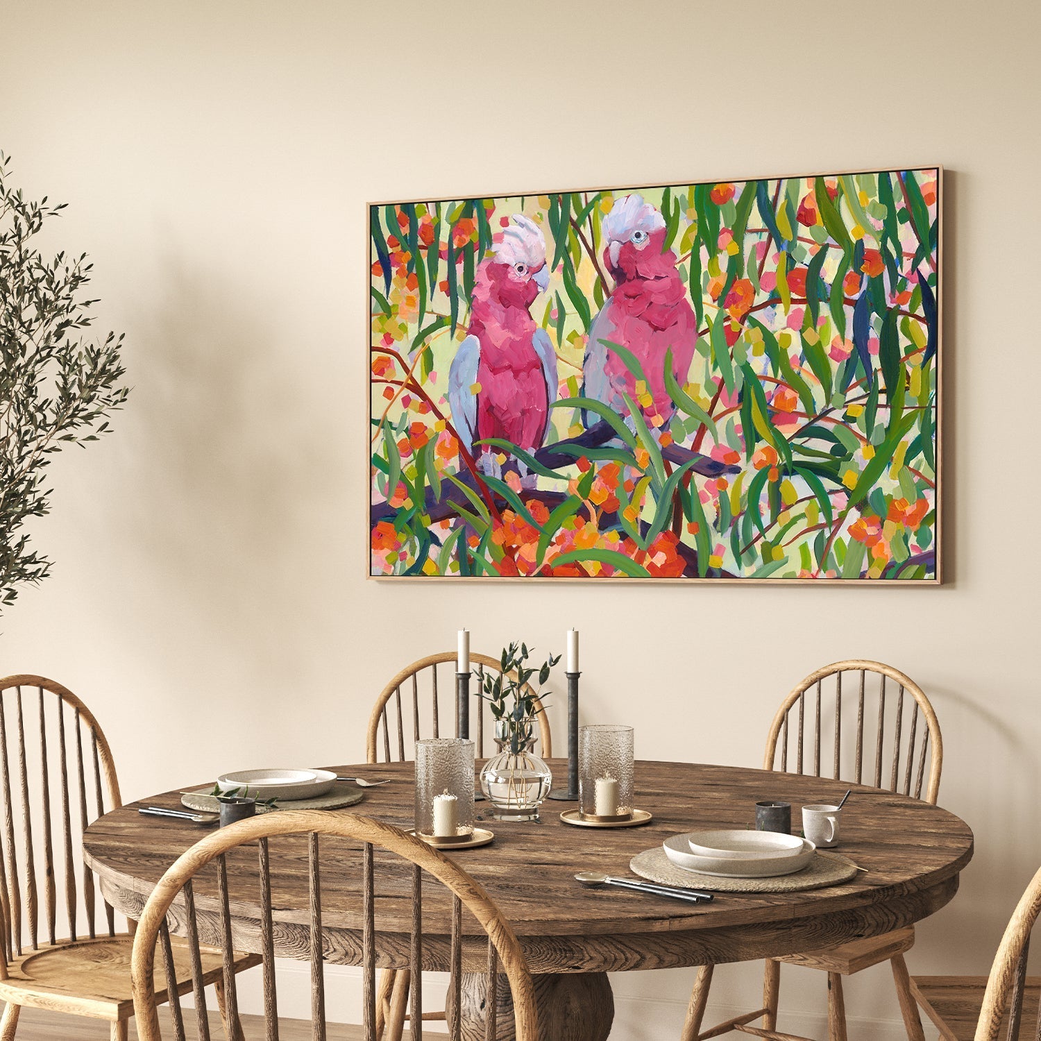 wall-art-print-canvas-poster-framed-Galahs , By Mellissa Read-Devine , By Mellissa Read-Devine-2