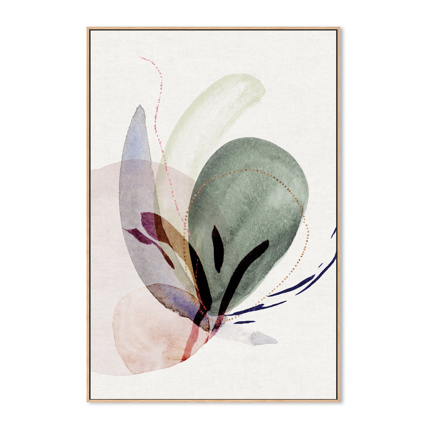 wall-art-print-canvas-poster-framed-Garden Abstract Style C-by-Dear Musketeer Studio-Gioia Wall Art