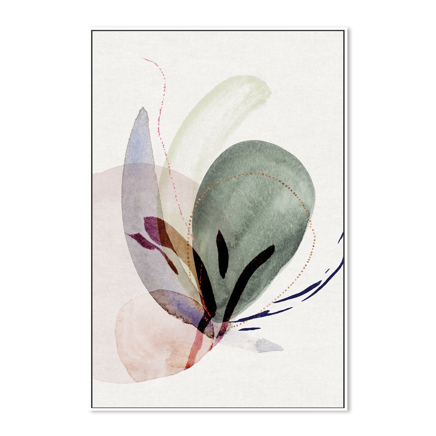 wall-art-print-canvas-poster-framed-Garden Abstract Style C-by-Dear Musketeer Studio-Gioia Wall Art