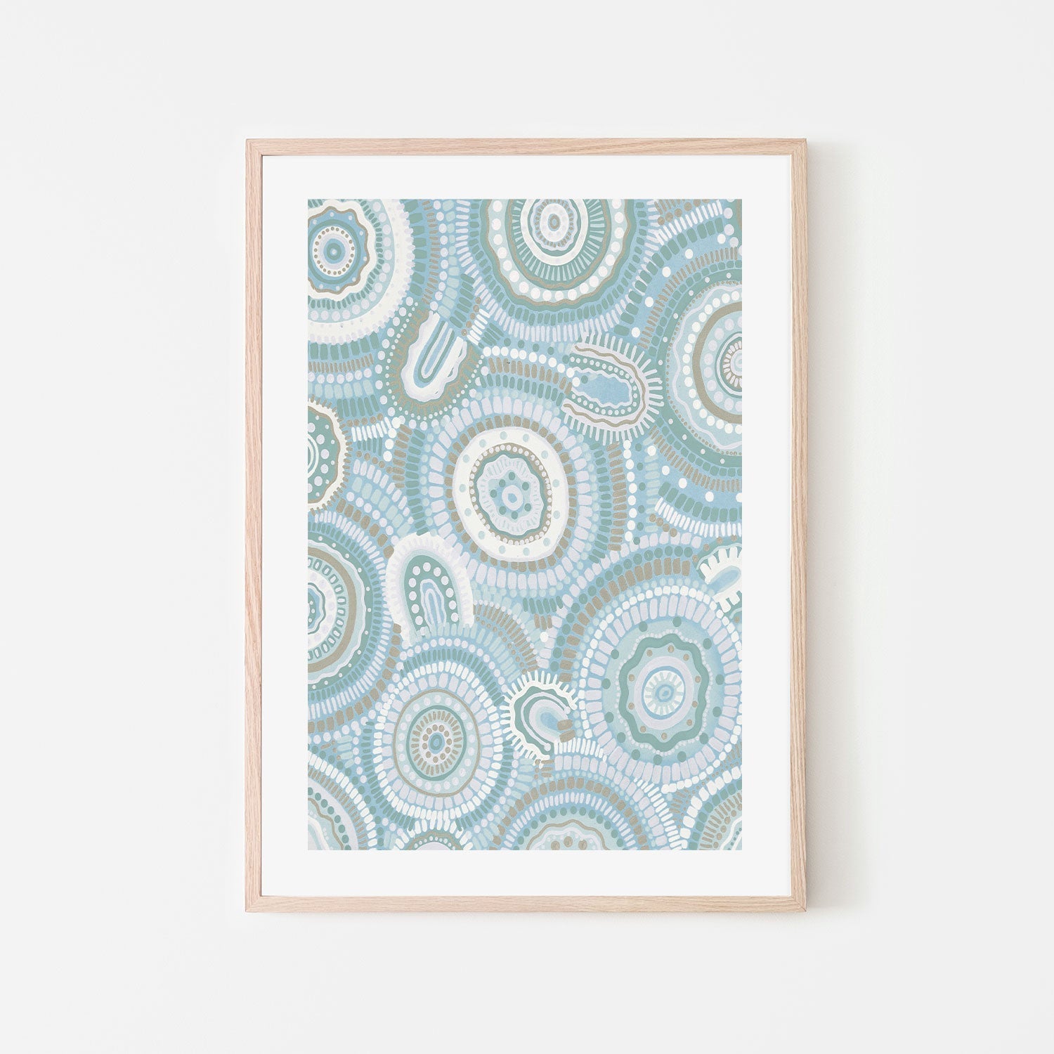 wall-art-print-canvas-poster-framed-Gathering Bora Rings Among The Blue Hills, Style A , By Leah Cummins-GIOIA-WALL-ART