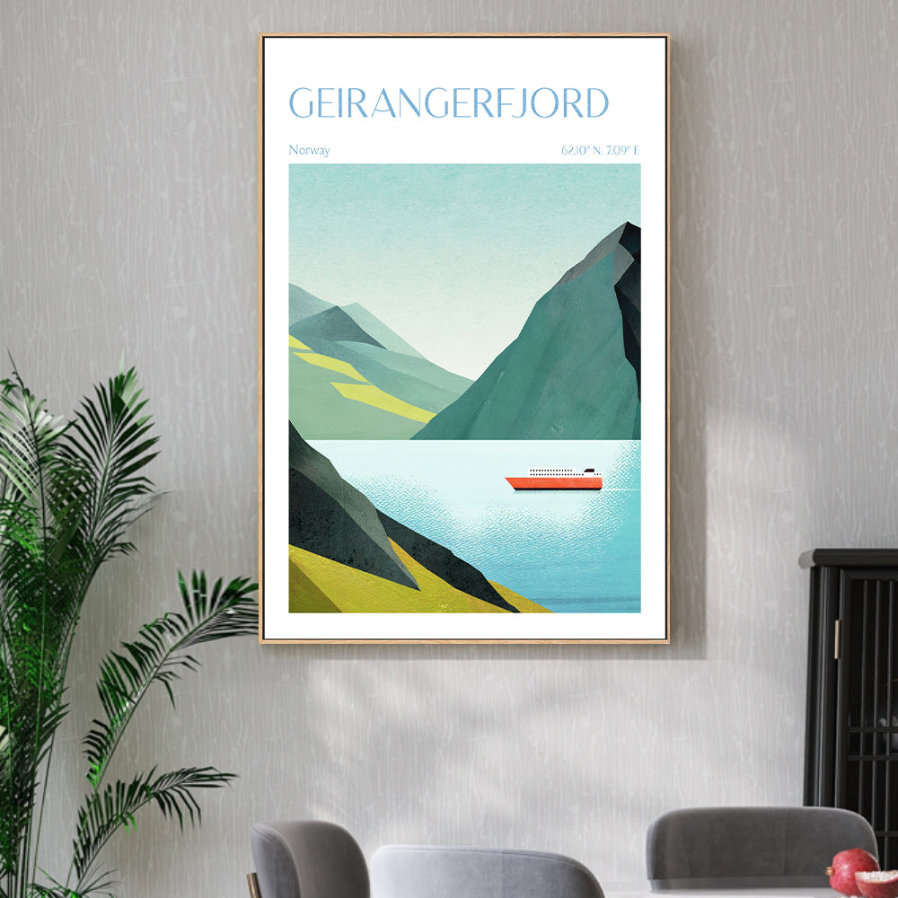 wall-art-print-canvas-poster-framed-Geirangerfjord, Norway , By Long Way Home-GIOIA-WALL-ART