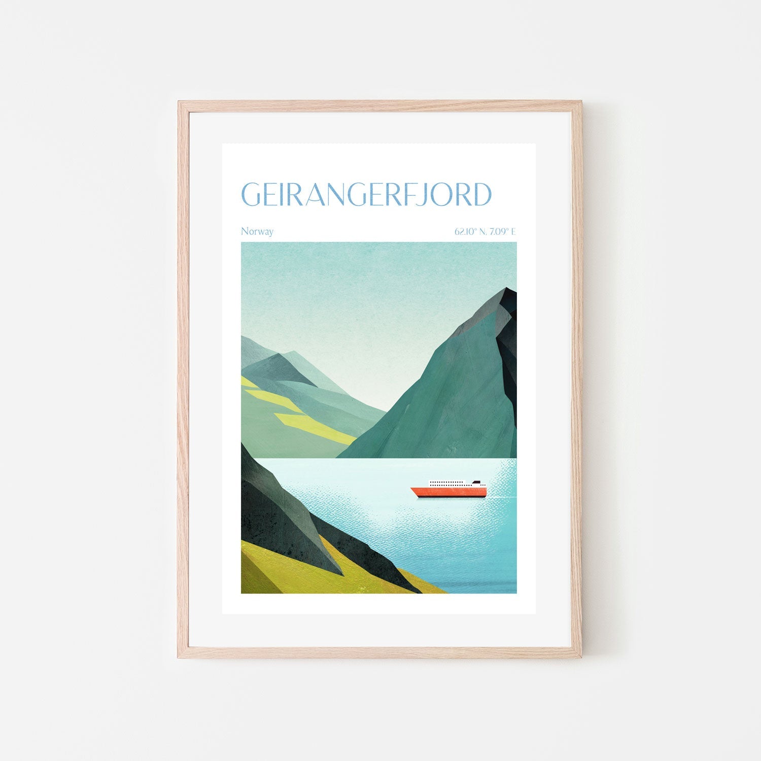 wall-art-print-canvas-poster-framed-Geirangerfjord, Norway , By Long Way Home-GIOIA-WALL-ART