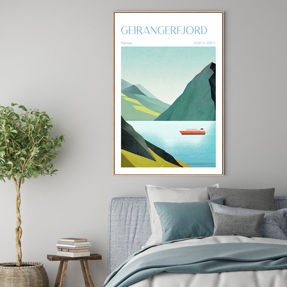 wall-art-print-canvas-poster-framed-Geirangerfjord, Norway , By Long Way Home-GIOIA-WALL-ART