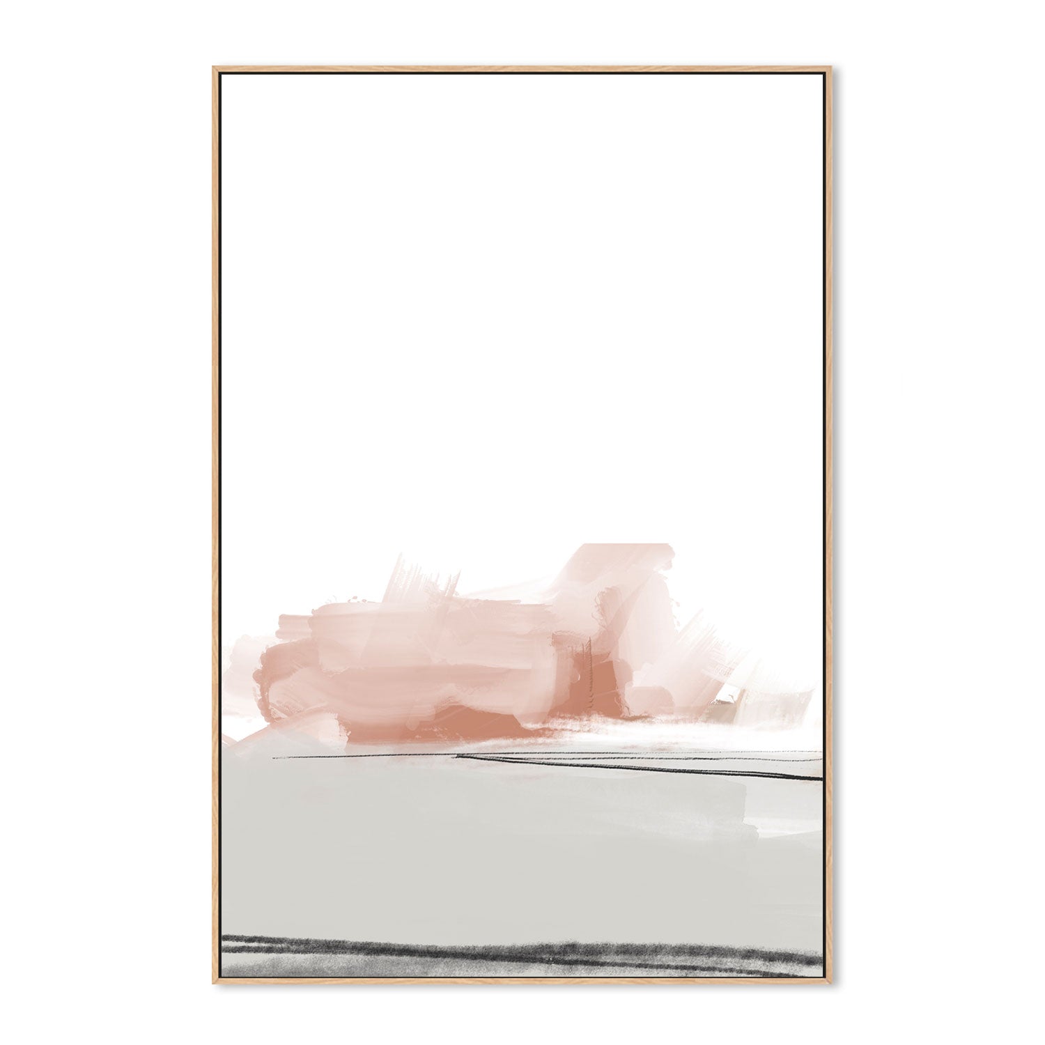 wall-art-print-canvas-poster-framed-Gentle Abstract, Style B , By Karine Tonial Grimm-GIOIA-WALL-ART