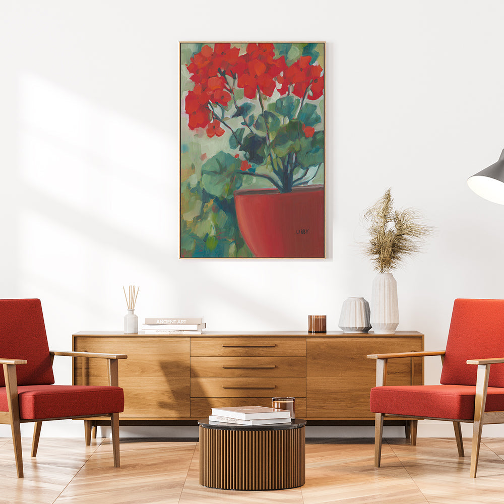 wall-art-print-canvas-poster-framed-Geranium Dream , By Libby Anderson-GIOIA-WALL-ART