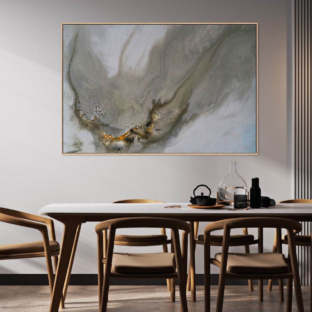 wall-art-print-canvas-poster-framed-Gilded Flowing , By Petra Meikle-2