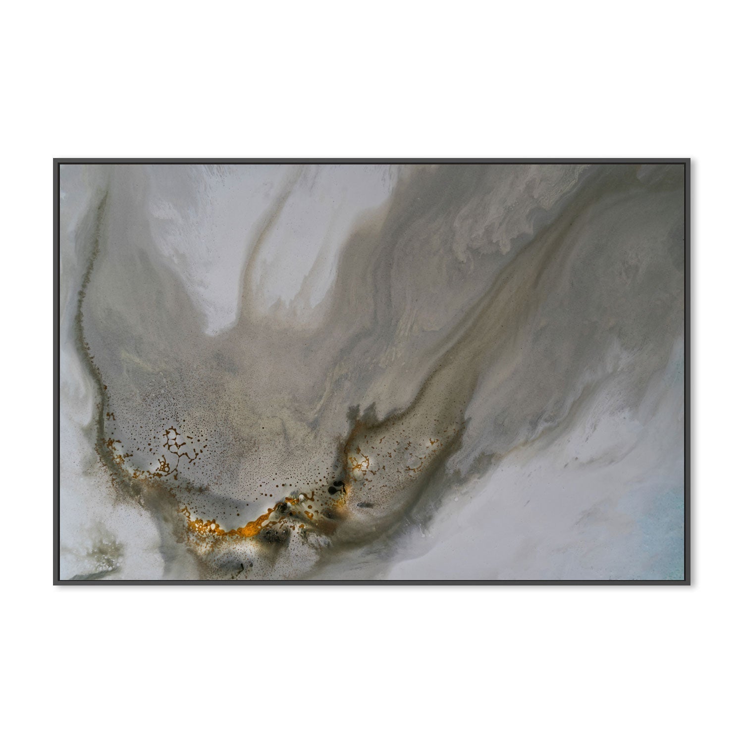 wall-art-print-canvas-poster-framed-Gilded Flowing , By Petra Meikle-3