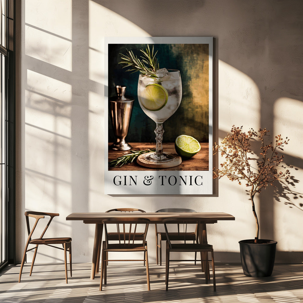 wall-art-print-canvas-poster-framed-Gin &amp; Tonic , By Andreas Magnusson-4