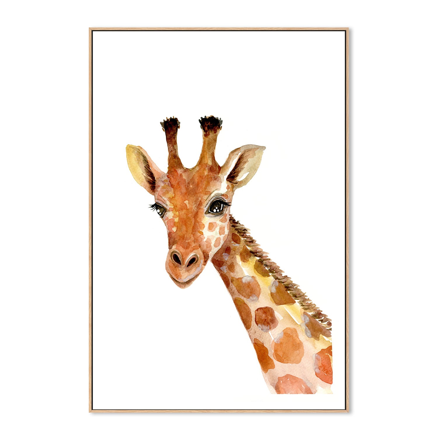 wall-art-print-canvas-poster-framed-Giraffe , By Jessie Mitchelson-GIOIA-WALL-ART