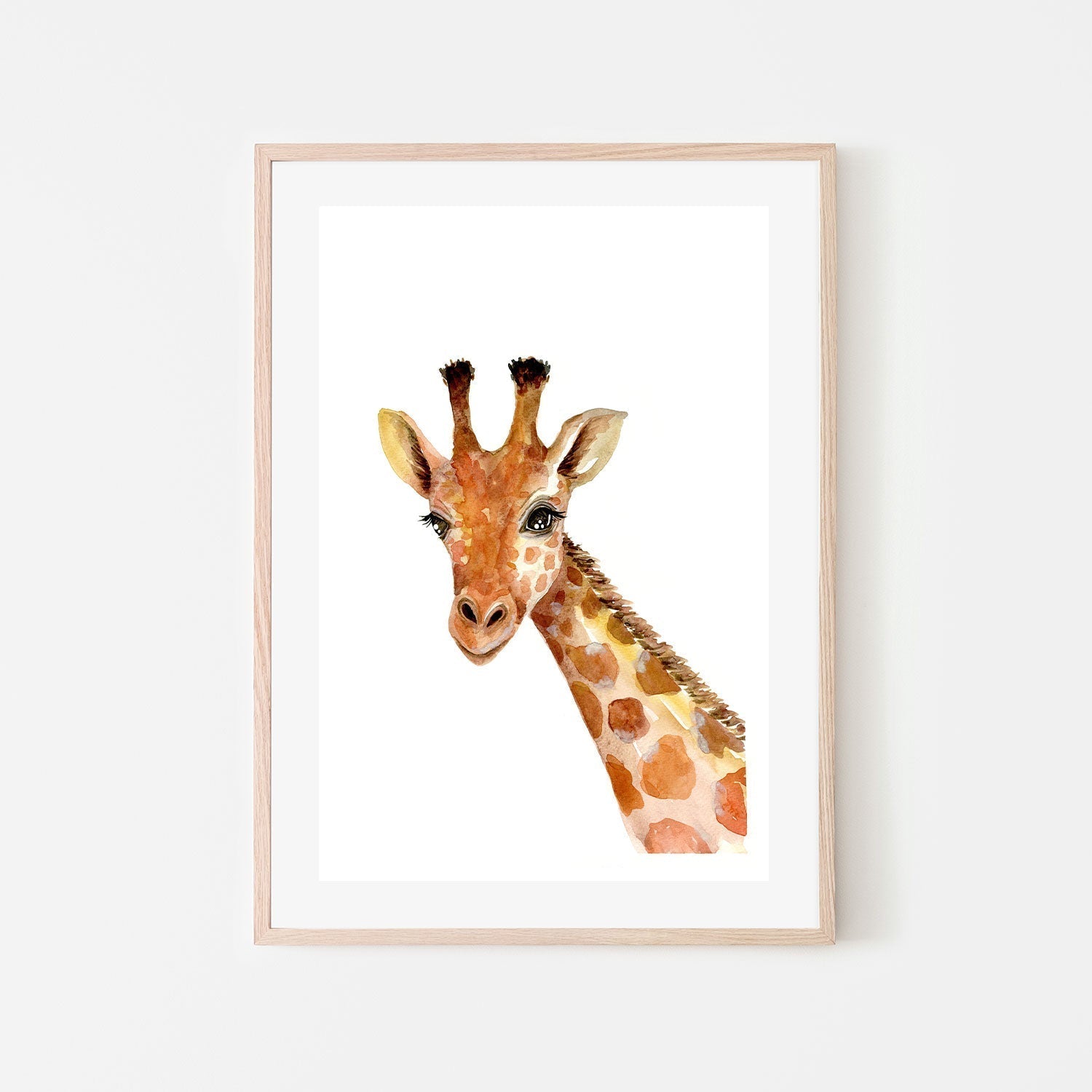 wall-art-print-canvas-poster-framed-Giraffe , By Jessie Mitchelson-GIOIA-WALL-ART