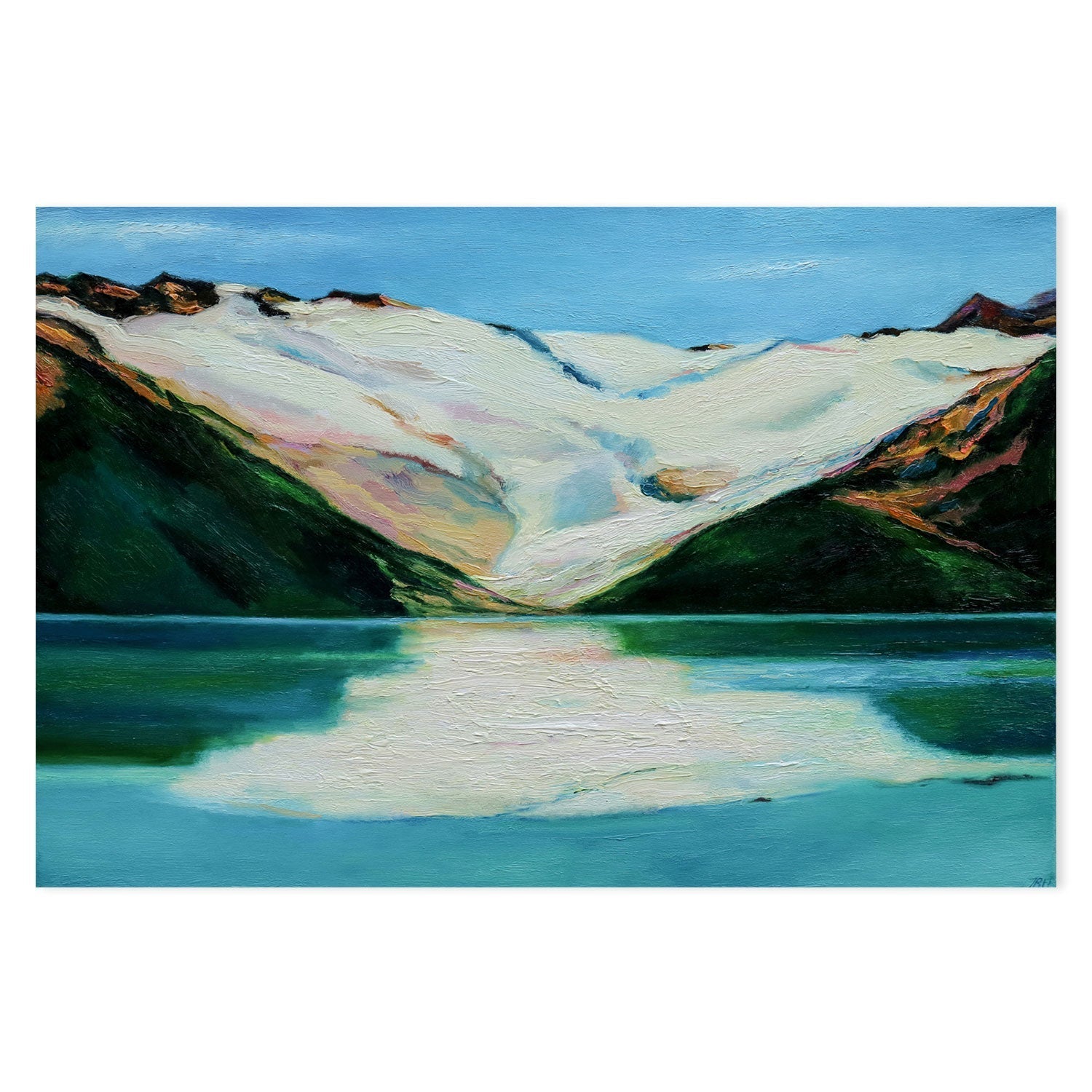 wall-art-print-canvas-poster-framed-Glacier , By Ieva Baklane-GIOIA-WALL-ART