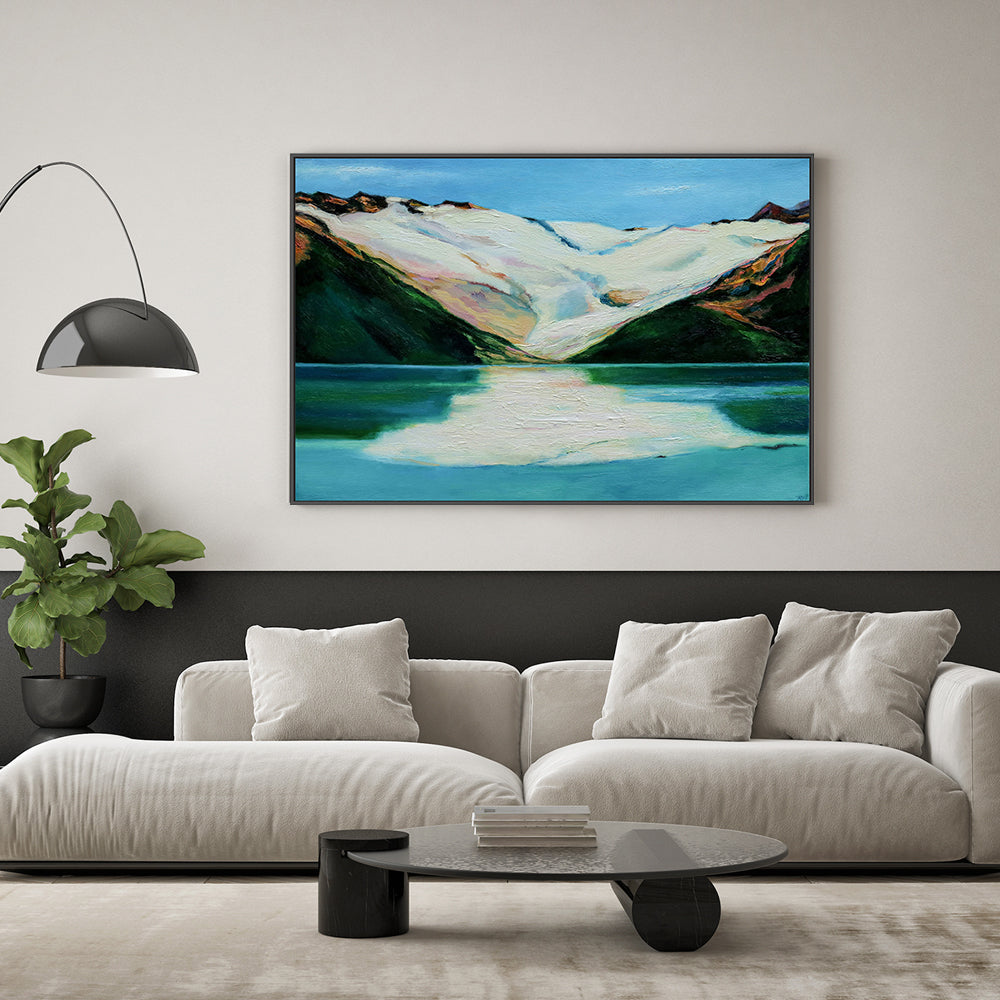 wall-art-print-canvas-poster-framed-Glacier , By Ieva Baklane-GIOIA-WALL-ART