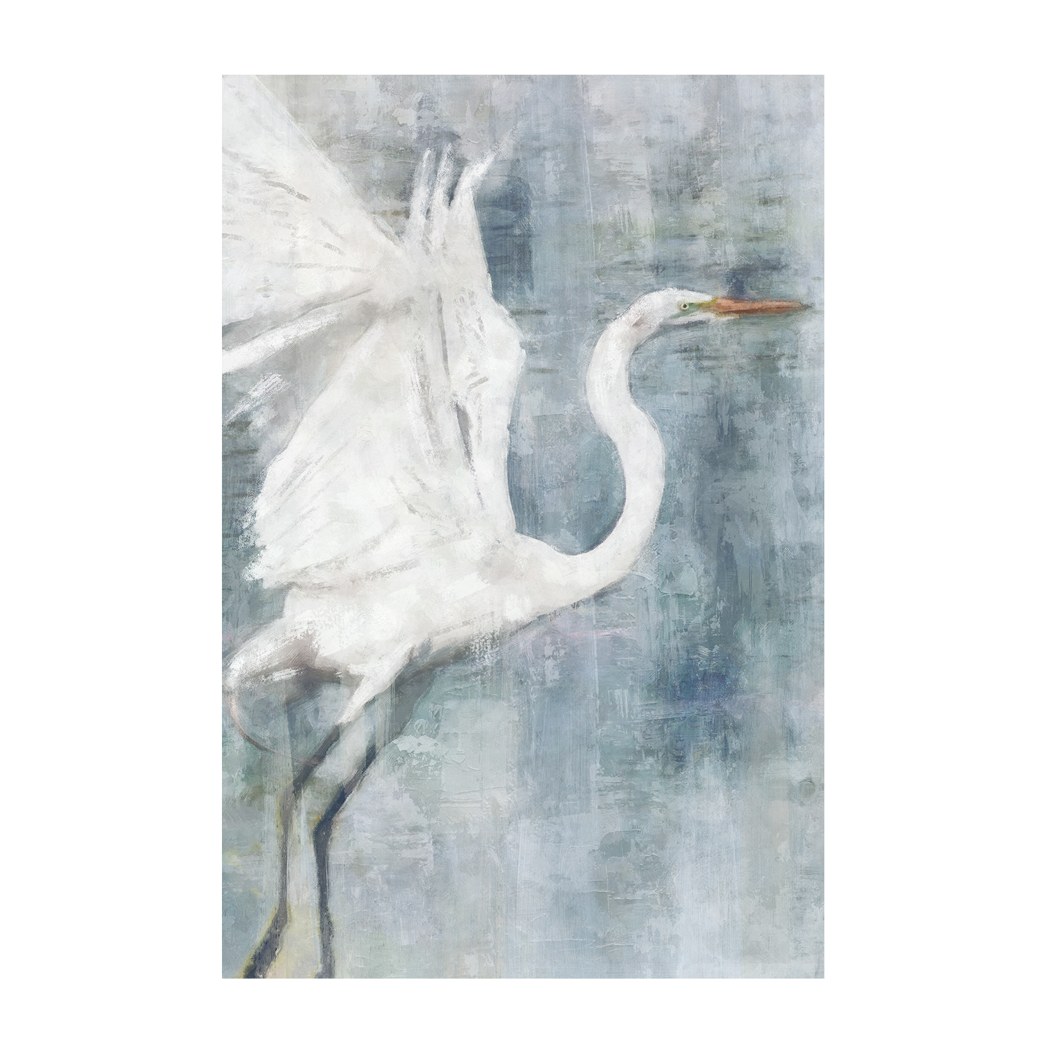 wall-art-print-canvas-poster-framed-Glacier Heron, Style A & B, Set Of 2 , By Nina Blue-7