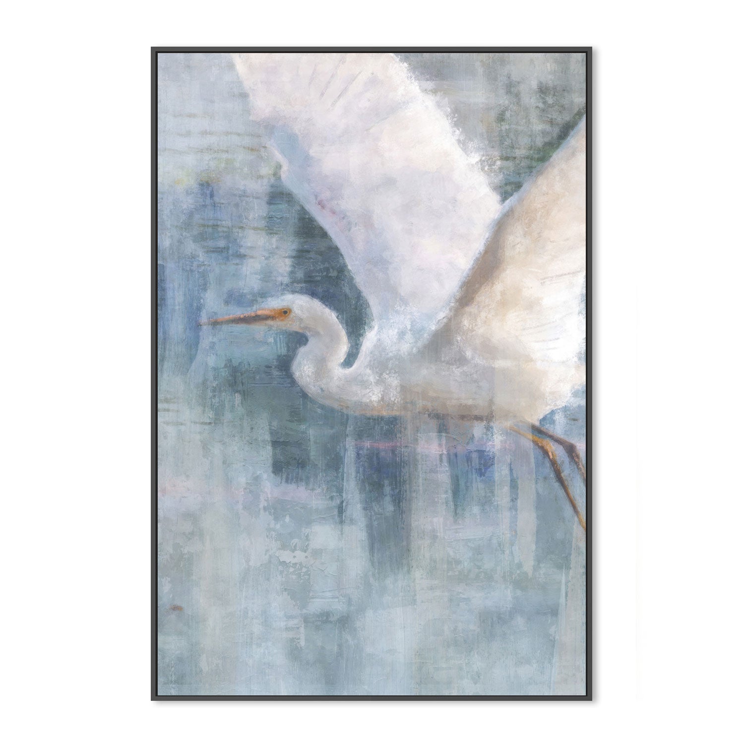 wall-art-print-canvas-poster-framed-Glacier Heron, Style B , By Nina Blue-3