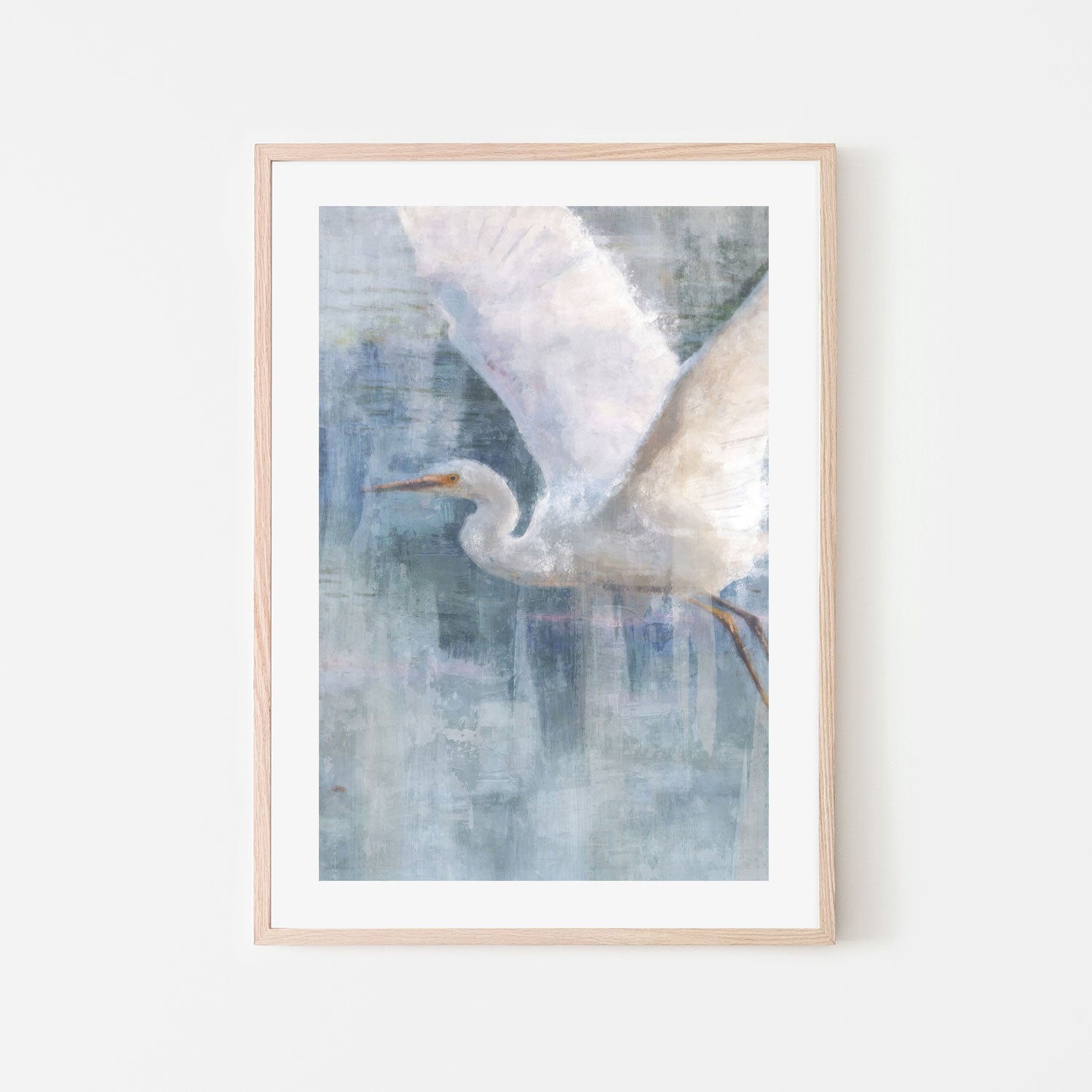 wall-art-print-canvas-poster-framed-Glacier Heron, Style B , By Nina Blue-6