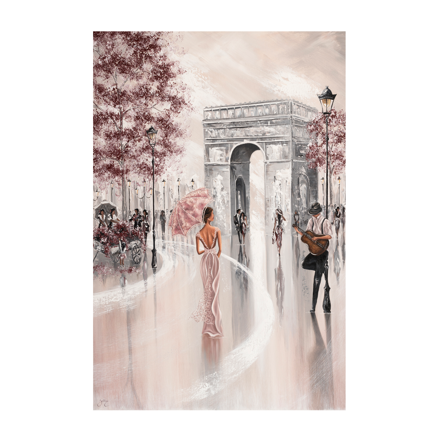 wall-art-print-canvas-poster-framed-Glimpse Paris Flair , By Isabella Karolewicz-1