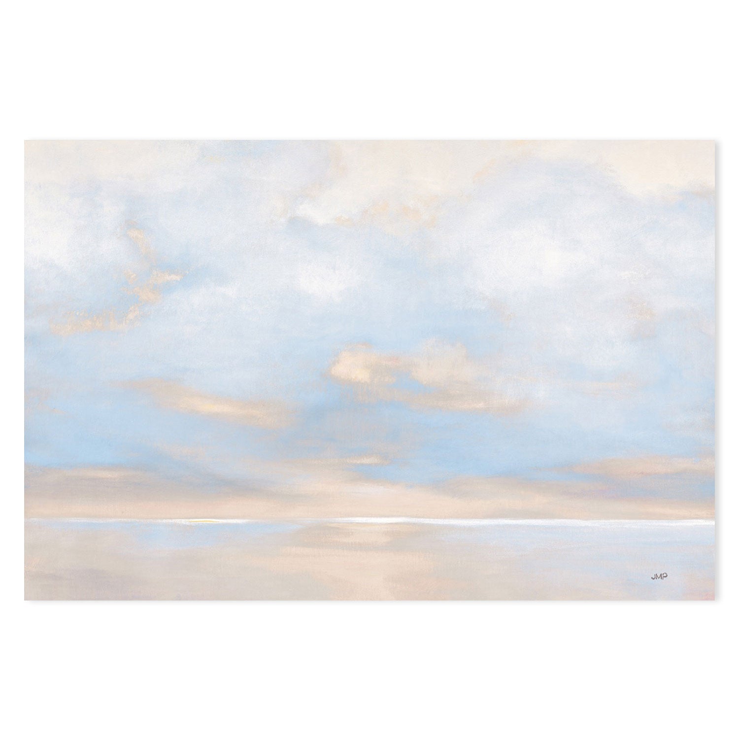 wall-art-print-canvas-poster-framed-Glint on the Horizon Blue, Style A-by-Julia Purinton-Gioia Wall Art