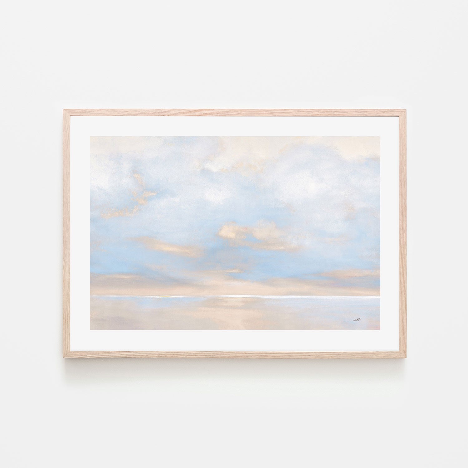 wall-art-print-canvas-poster-framed-Glint on the Horizon Blue, Style A-by-Julia Purinton-Gioia Wall Art