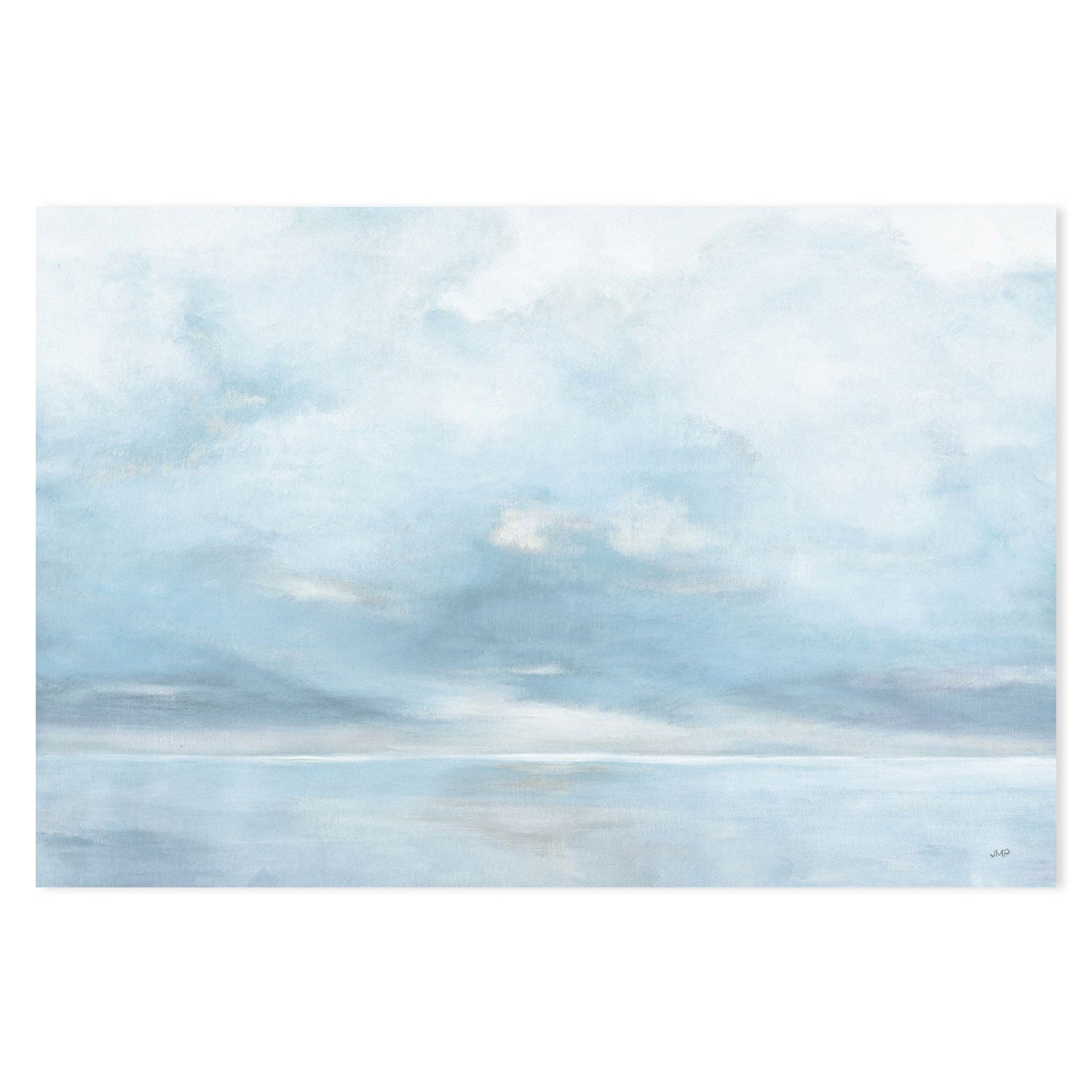 wall-art-print-canvas-poster-framed-Glint on the Horizon Blue, Style B-by-Julia Purinton-Gioia Wall Art