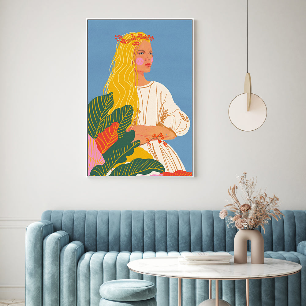 wall-art-print-canvas-poster-framed-Goddess , By Gigi Rosado-GIOIA-WALL-ART