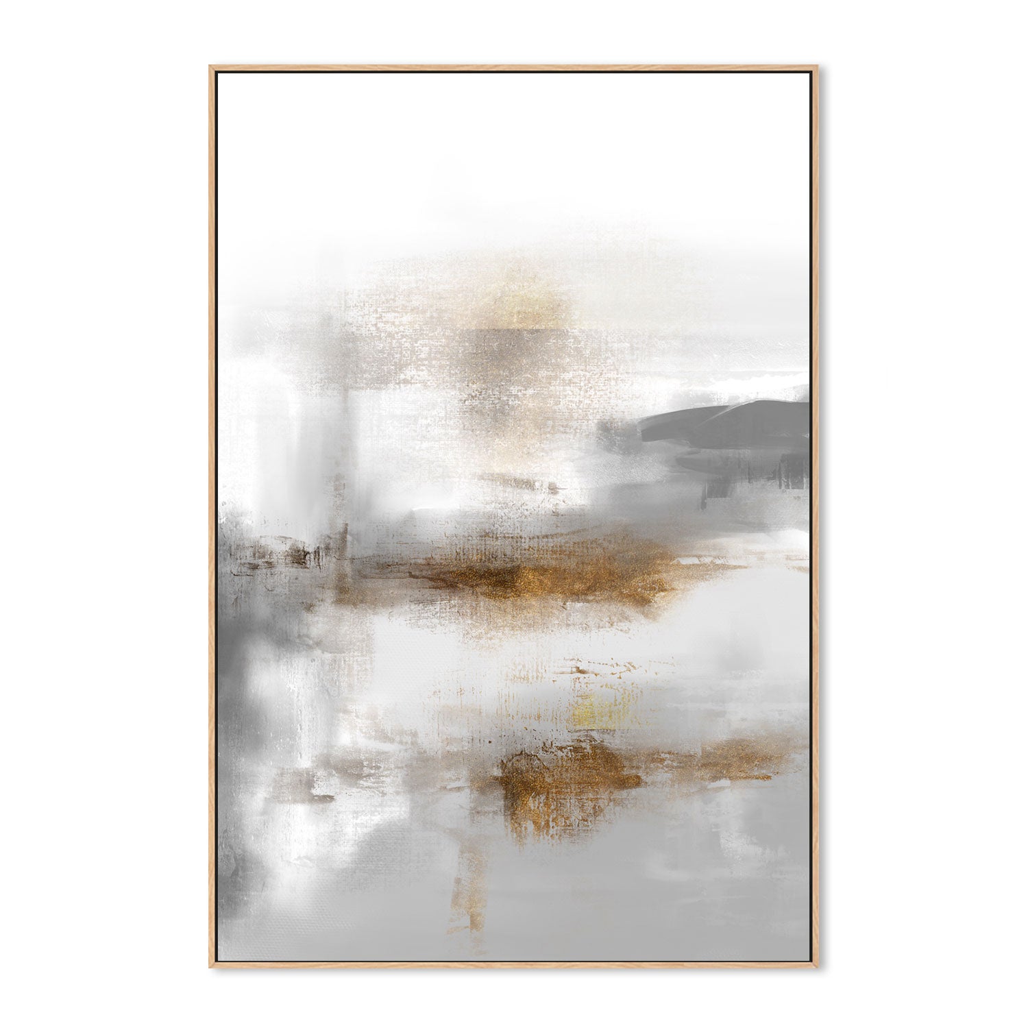 wall-art-print-canvas-poster-framed-Gold and Silver, Style A-GIOIA-WALL-ART