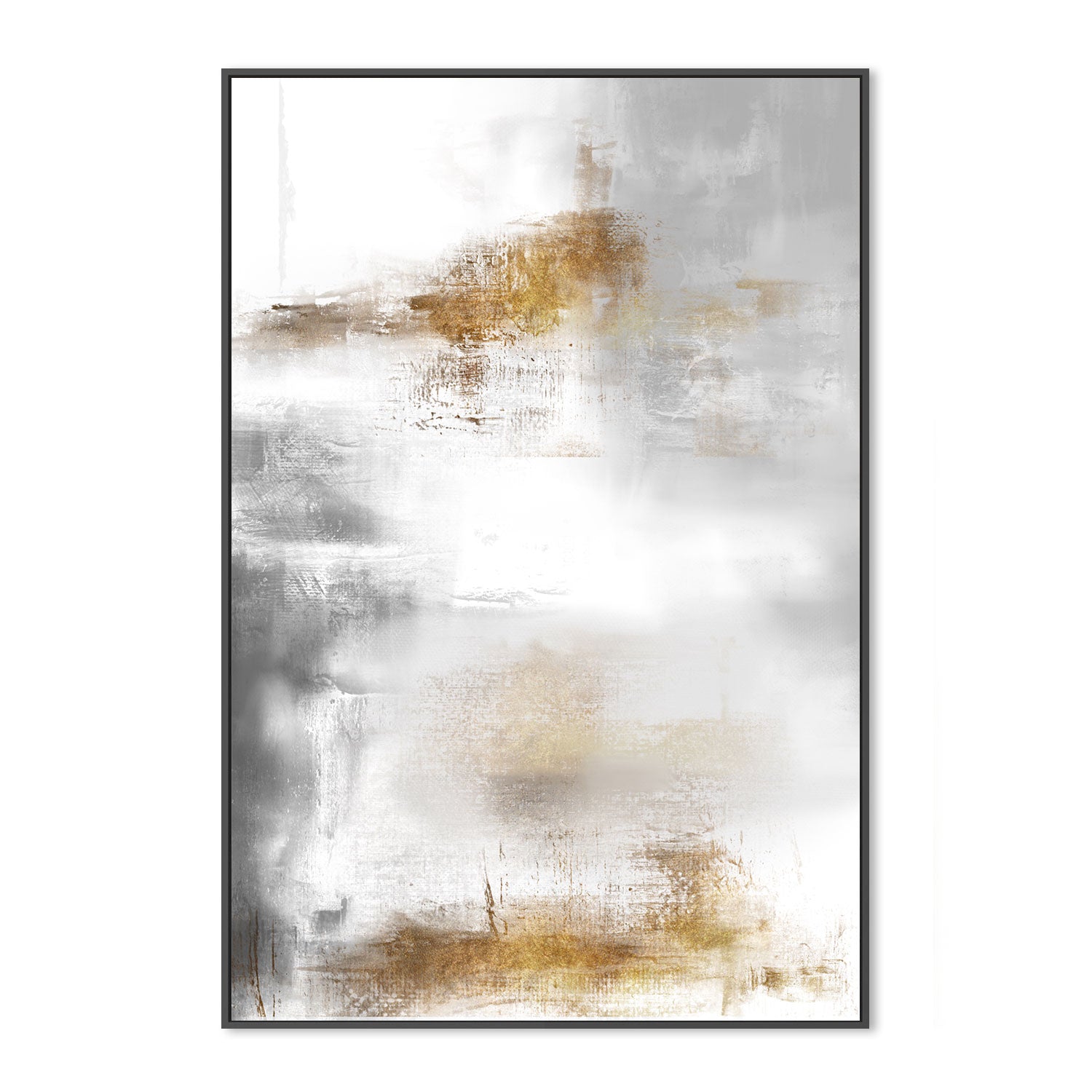 wall-art-print-canvas-poster-framed-Gold and Silver, Style B-GIOIA-WALL-ART