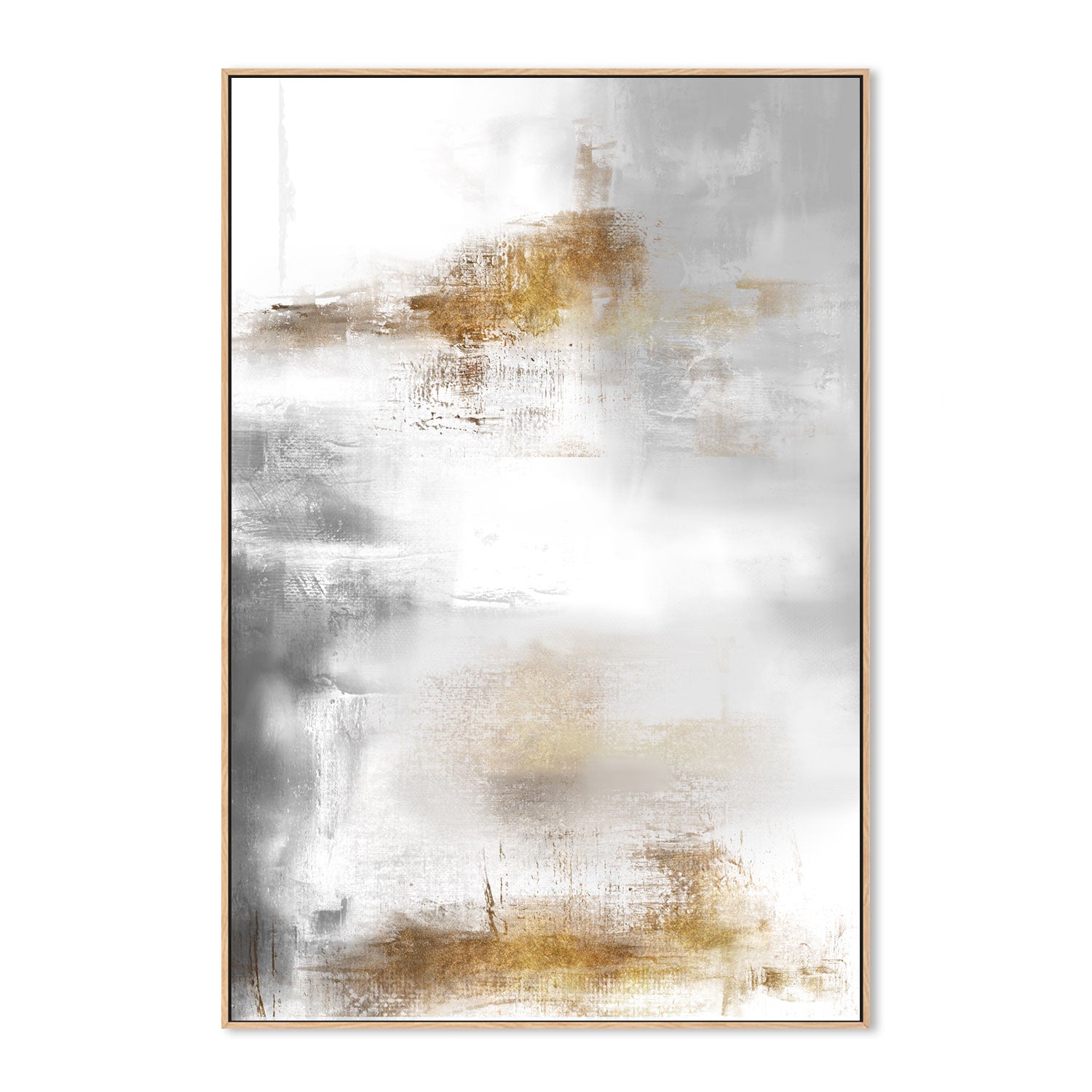 wall-art-print-canvas-poster-framed-Gold and Silver, Style B-GIOIA-WALL-ART