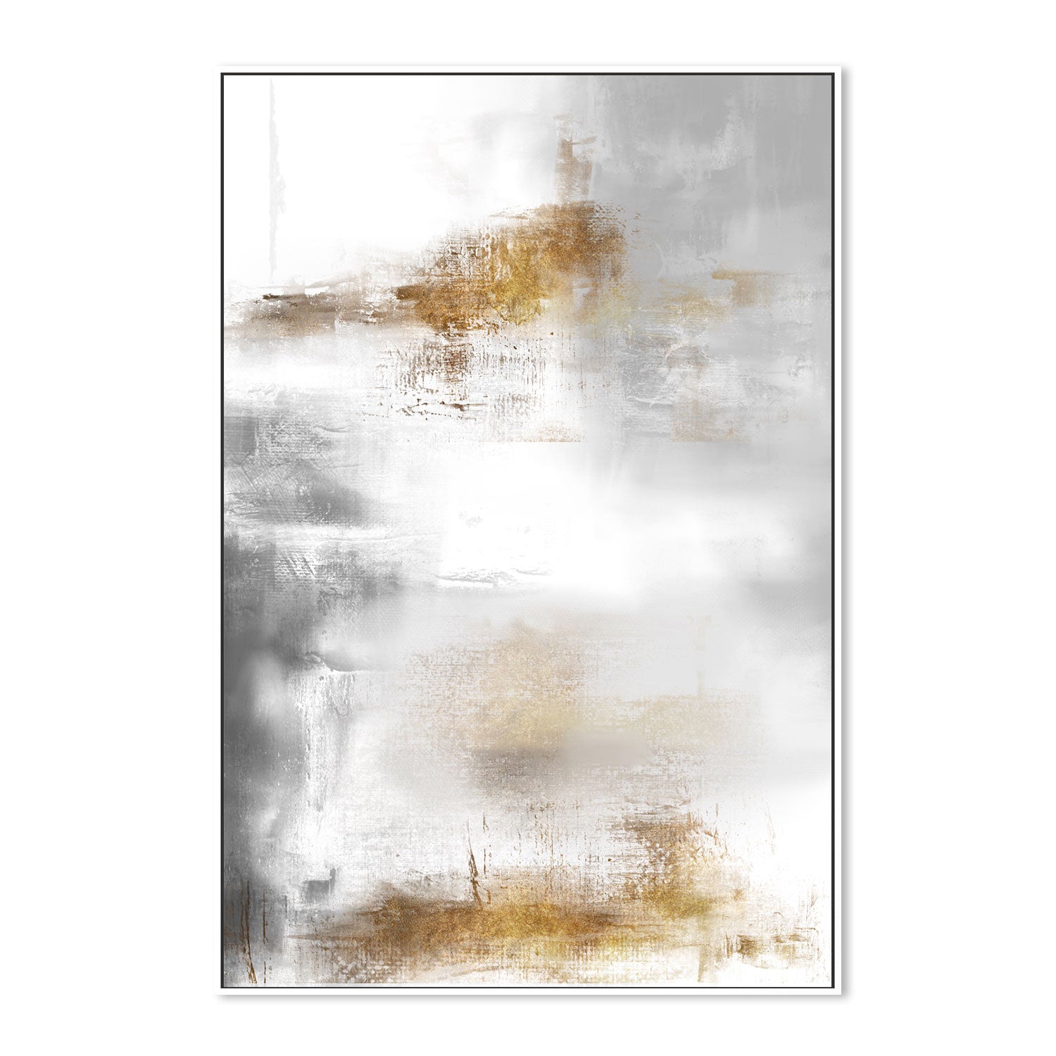 wall-art-print-canvas-poster-framed-Gold and Silver, Style B-GIOIA-WALL-ART