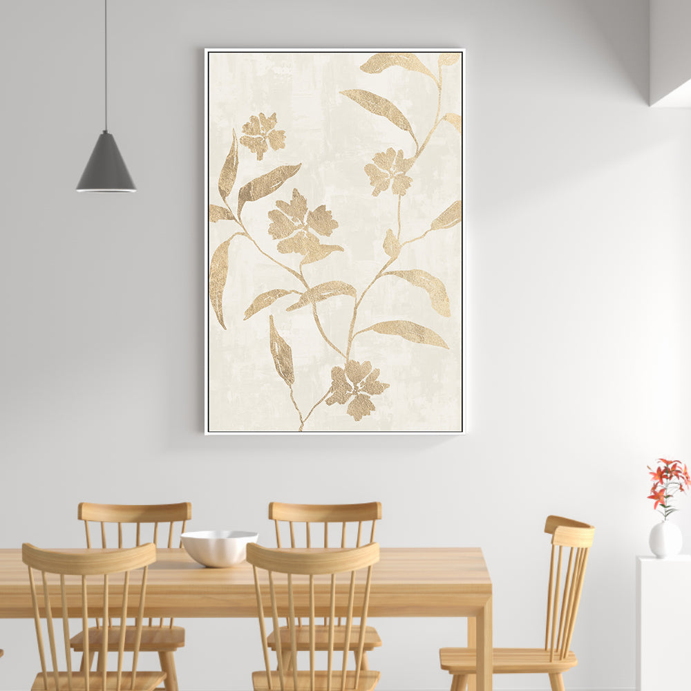 wall-art-print-canvas-poster-framed-Gold Branch, Style A , By Nina Blue-2