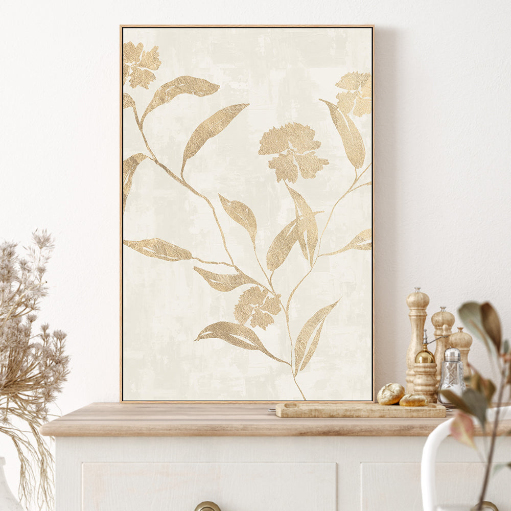 wall-art-print-canvas-poster-framed-Gold Branch, Style B , By Nina Blue-2