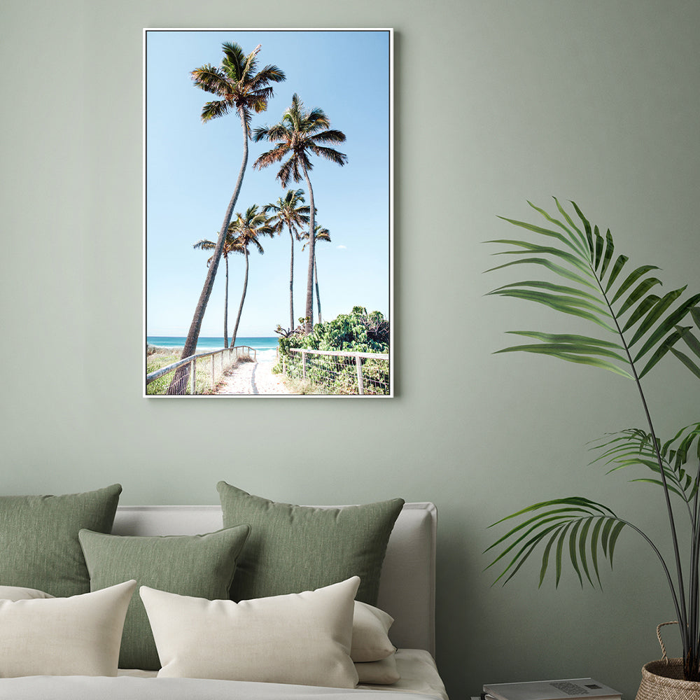 wall-art-print-canvas-poster-framed-Gold Coast Palms , By Kellie Morris-GIOIA-WALL-ART