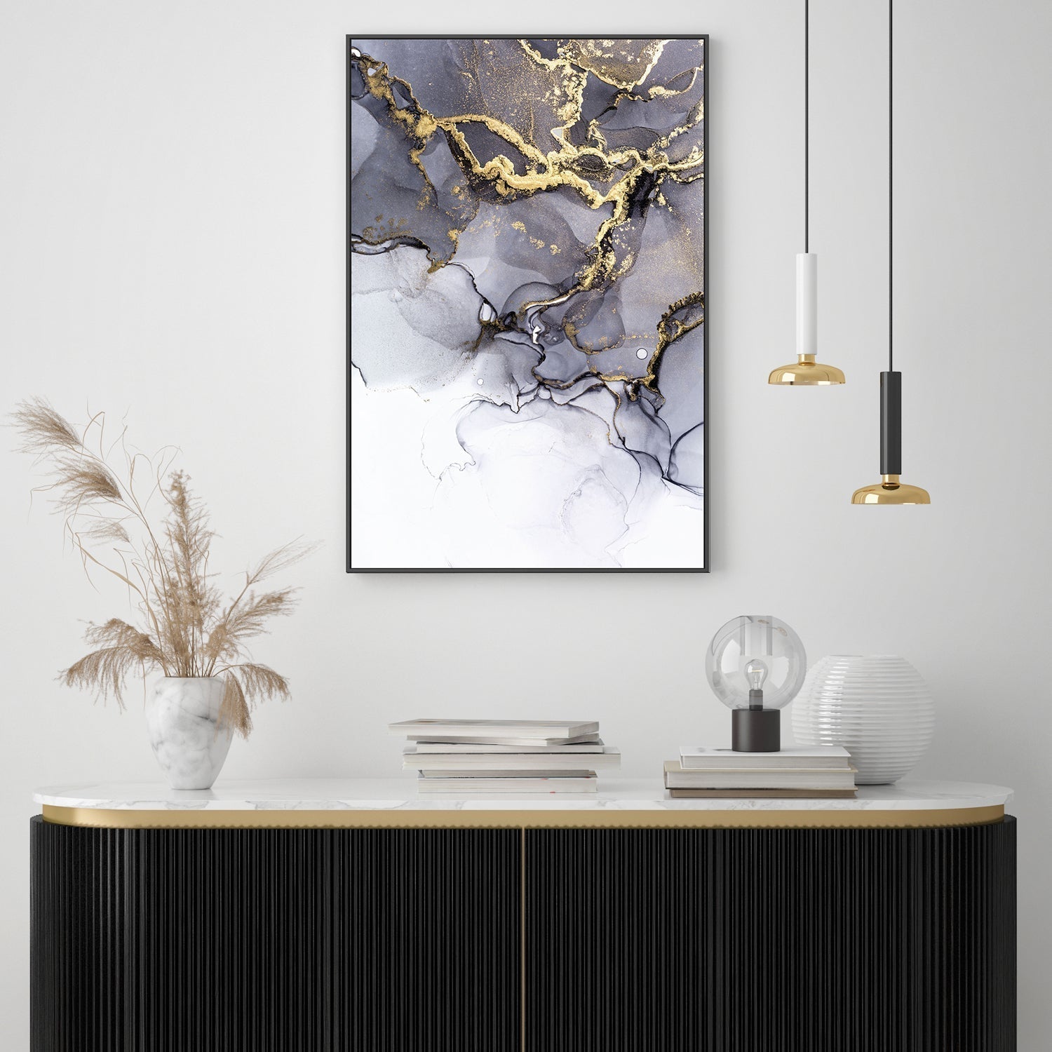 wall-art-print-canvas-poster-framed-Gold Dunes, Style C-by-Gioia Wall Art-Gioia Wall Art