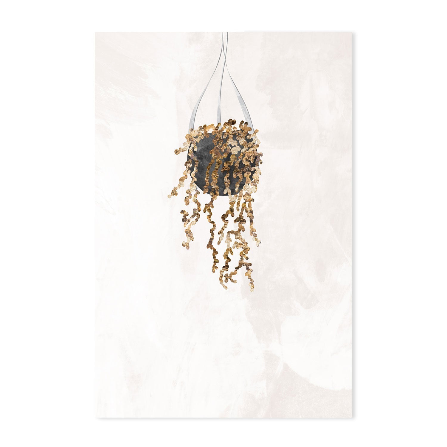 wall-art-print-canvas-poster-framed-Gold Falling Leaves , By Sarah Manovski-GIOIA-WALL-ART