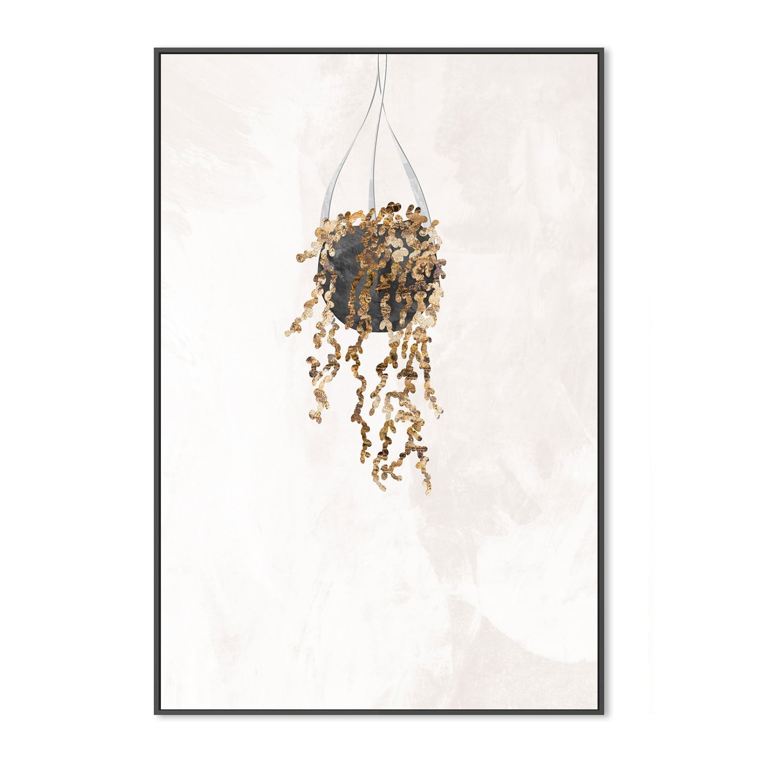 wall-art-print-canvas-poster-framed-Gold Falling Leaves , By Sarah Manovski-GIOIA-WALL-ART