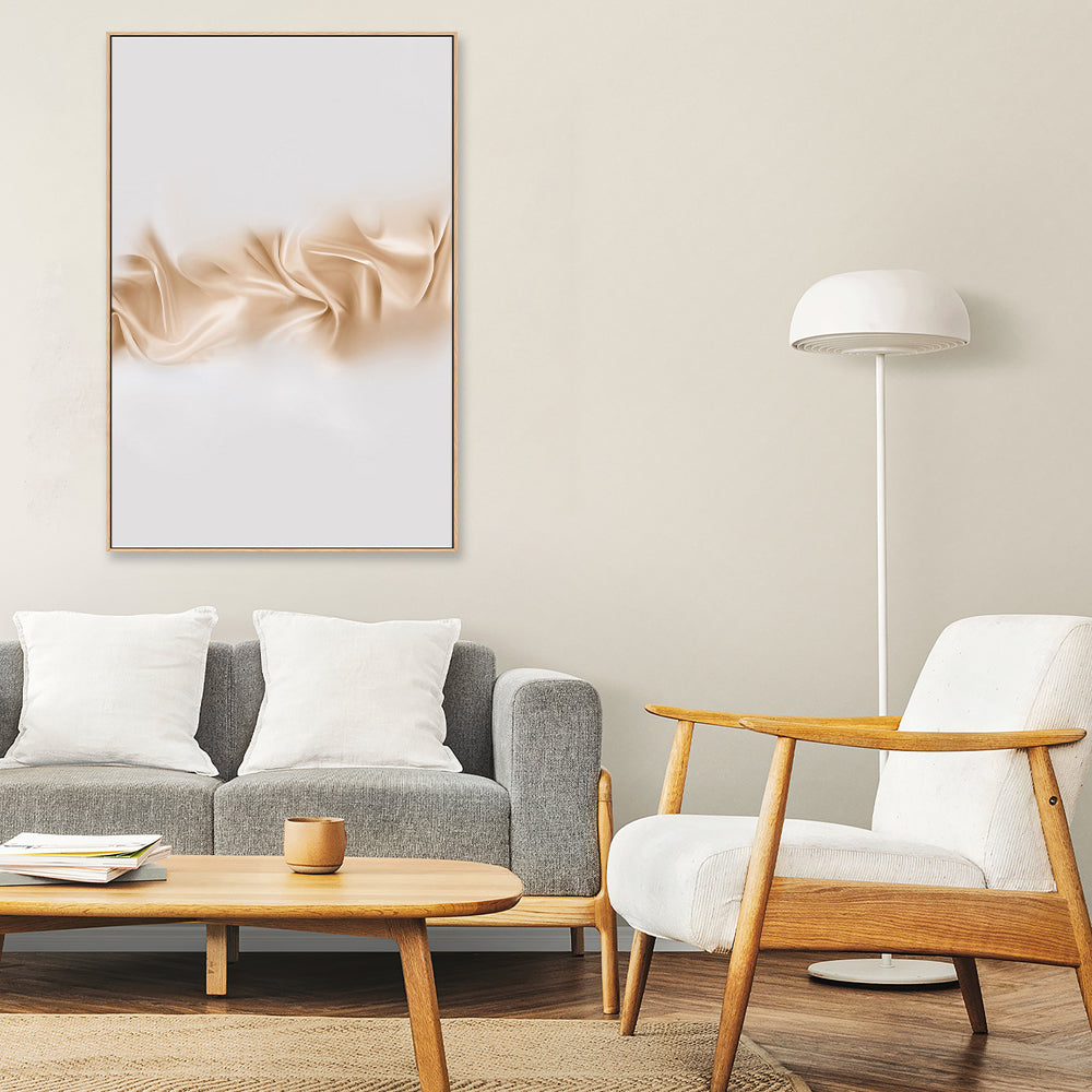 wall-art-print-canvas-poster-framed-Gold Satin-GIOIA-WALL-ART