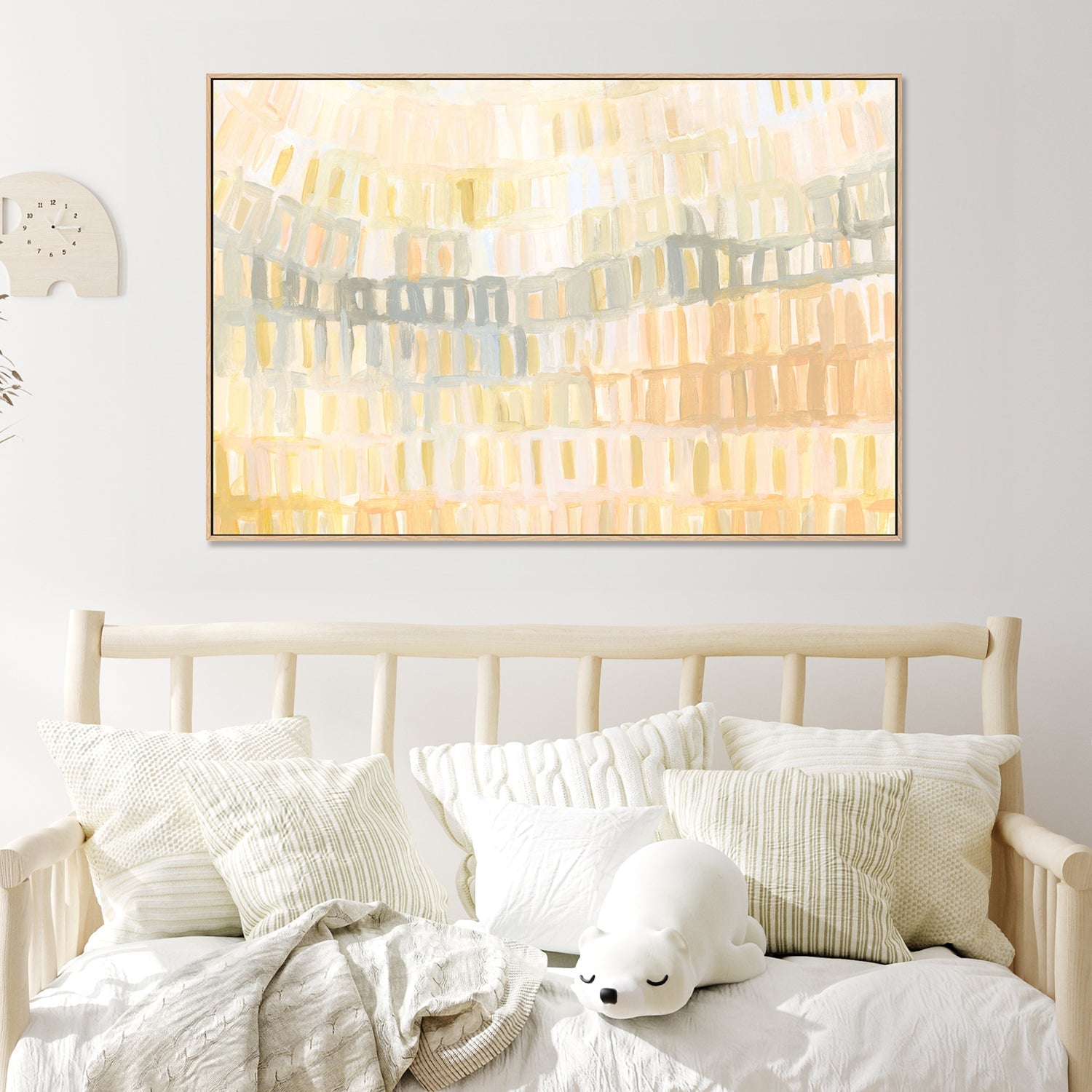 wall-art-print-canvas-poster-framed-Golden Abstract , By Emily Wood-2