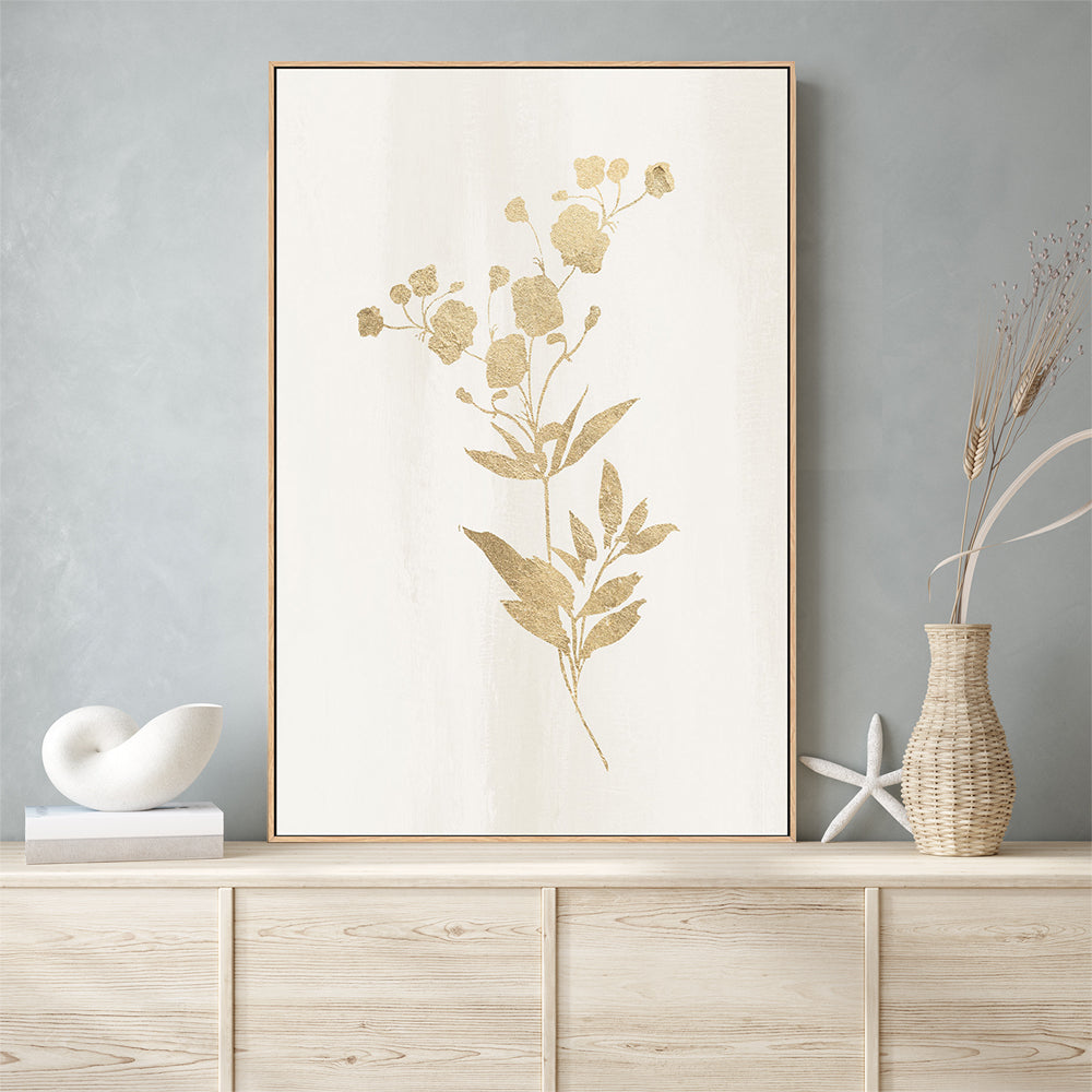 wall-art-print-canvas-poster-framed-Golden Botanical, Style C , By Nina Blue-2