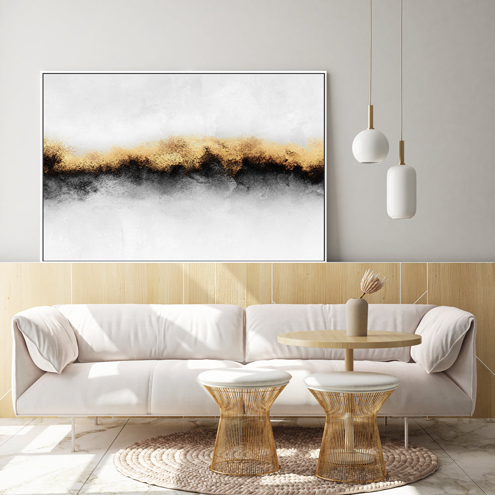 wall-art-print-canvas-poster-framed-Golden Charcoal, Style B-GIOIA-WALL-ART