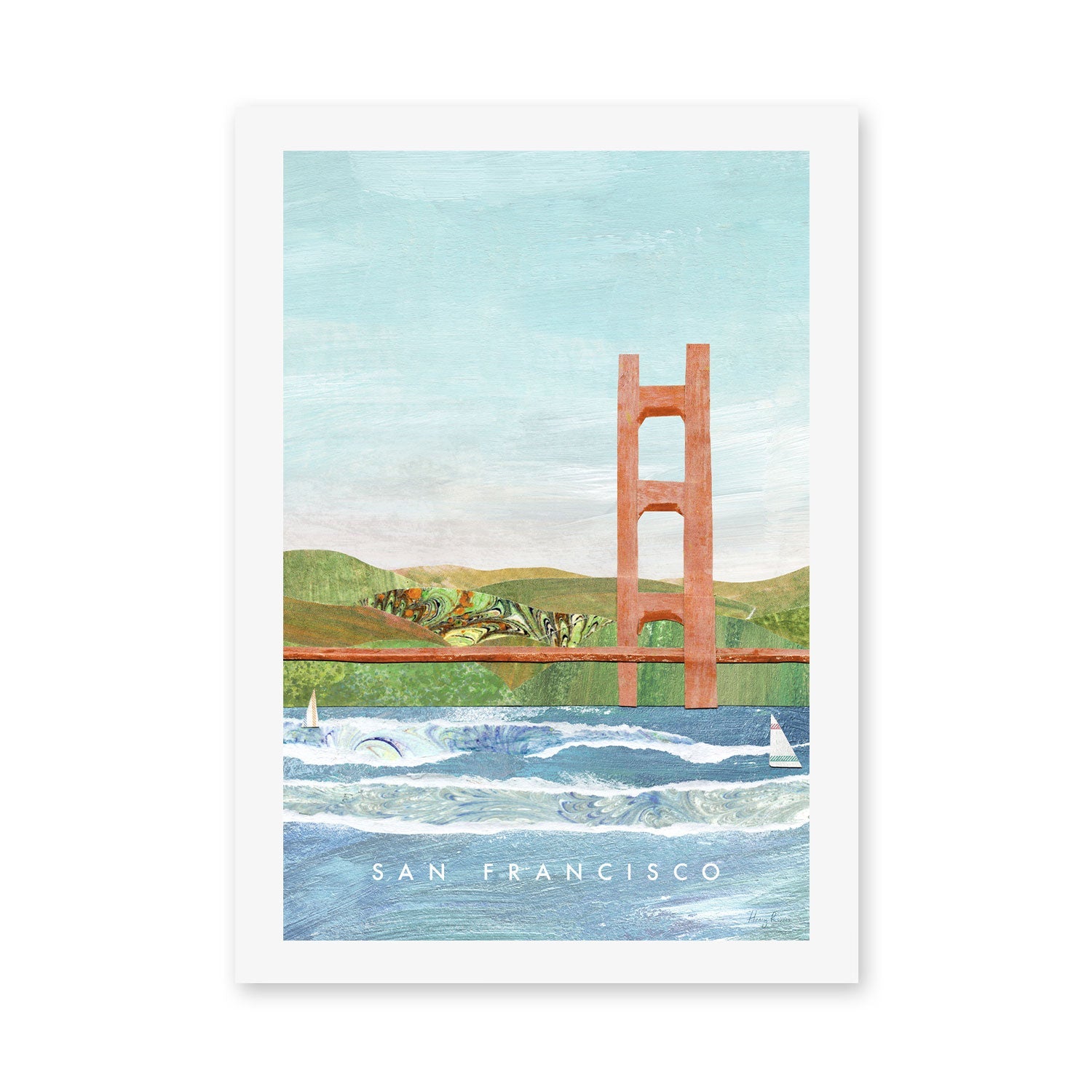 wall-art-print-canvas-poster-framed-Golden Gate Bridge, San Francisco, United States , By Henry Rivers-GIOIA-WALL-ART