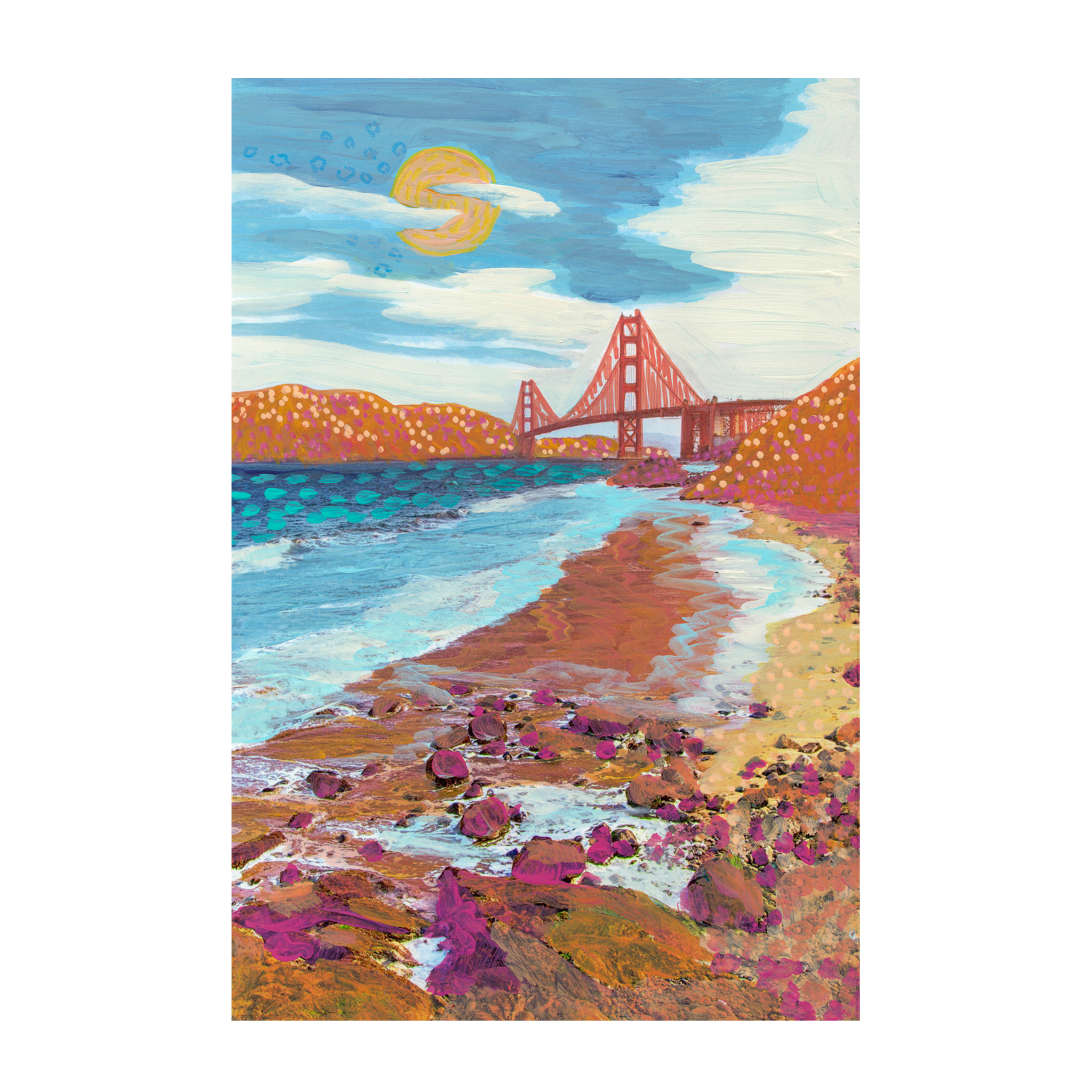 wall-art-print-canvas-poster-framed-Golden Gate , By Eleanor Baker-1