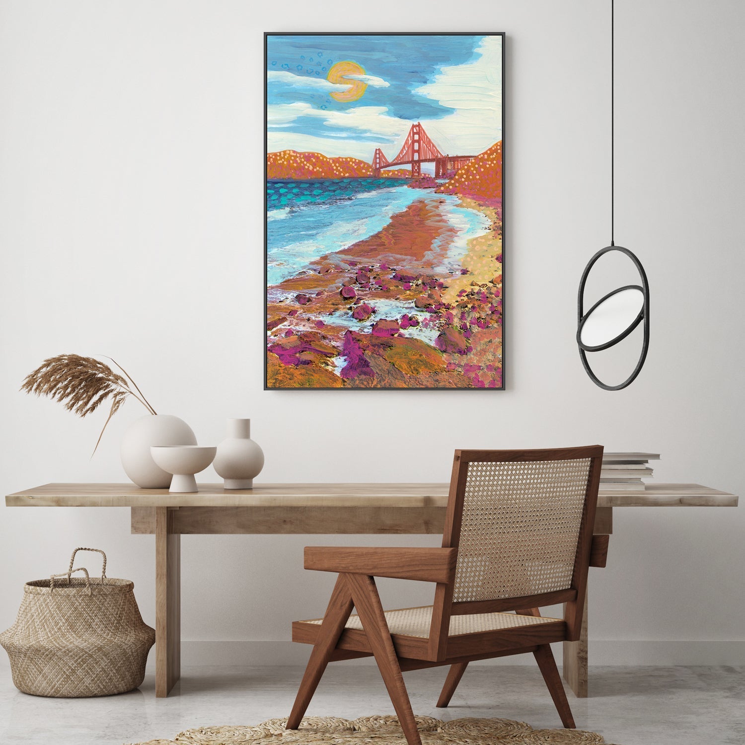 wall-art-print-canvas-poster-framed-Golden Gate , By Eleanor Baker-2