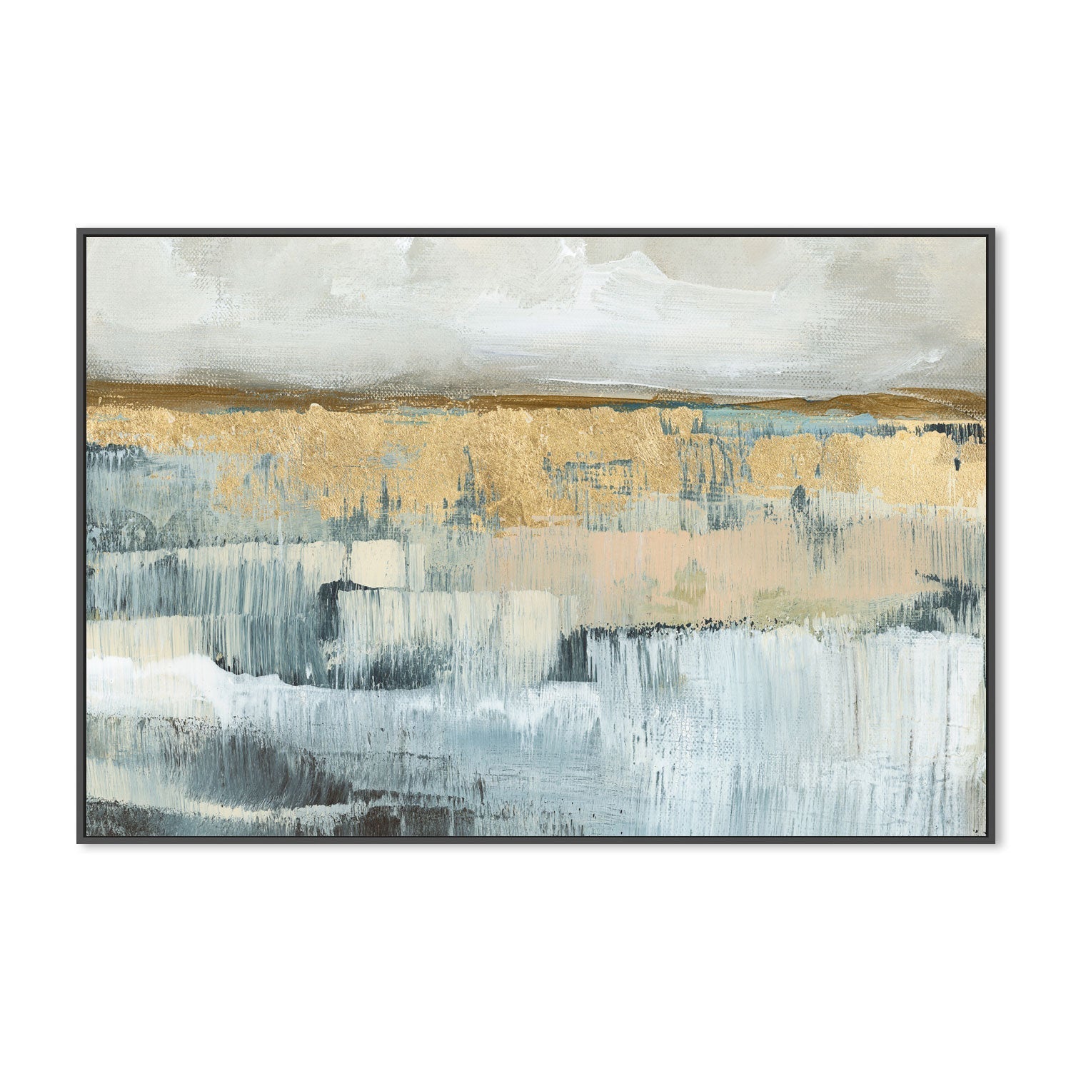 wall-art-print-canvas-poster-framed-Golden Horizon , By Nina Blue-3