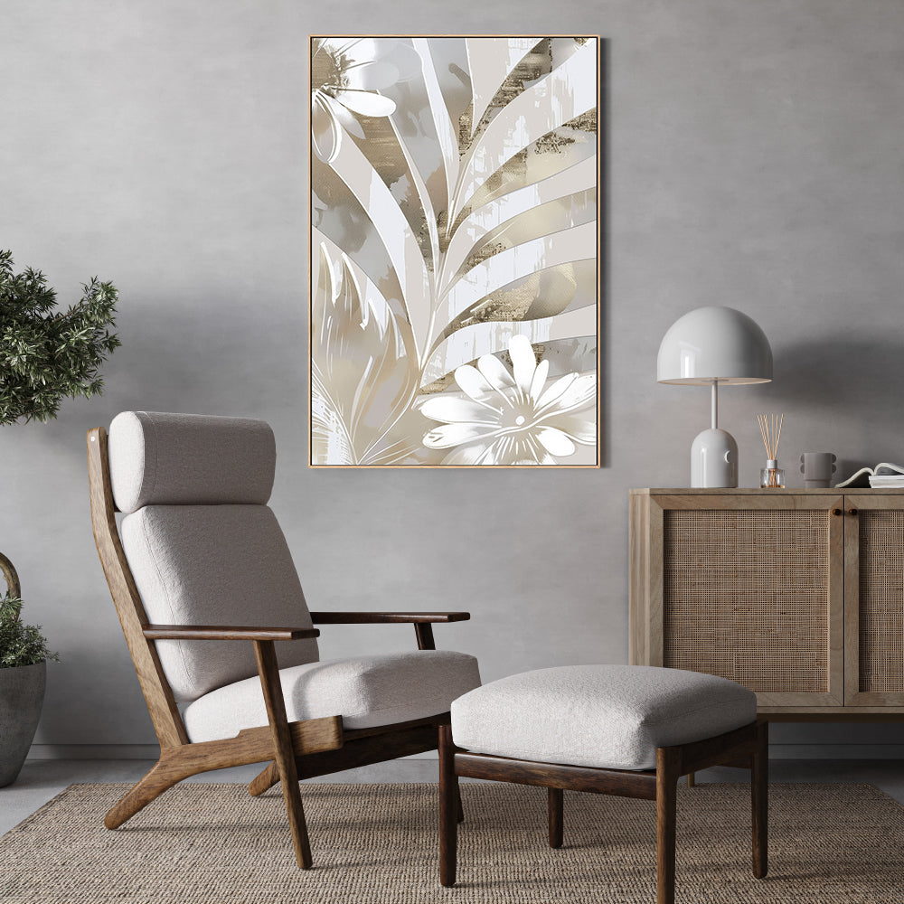 wall-art-print-canvas-poster-framed-Golden Palms, Style A , By Bella Eve-2