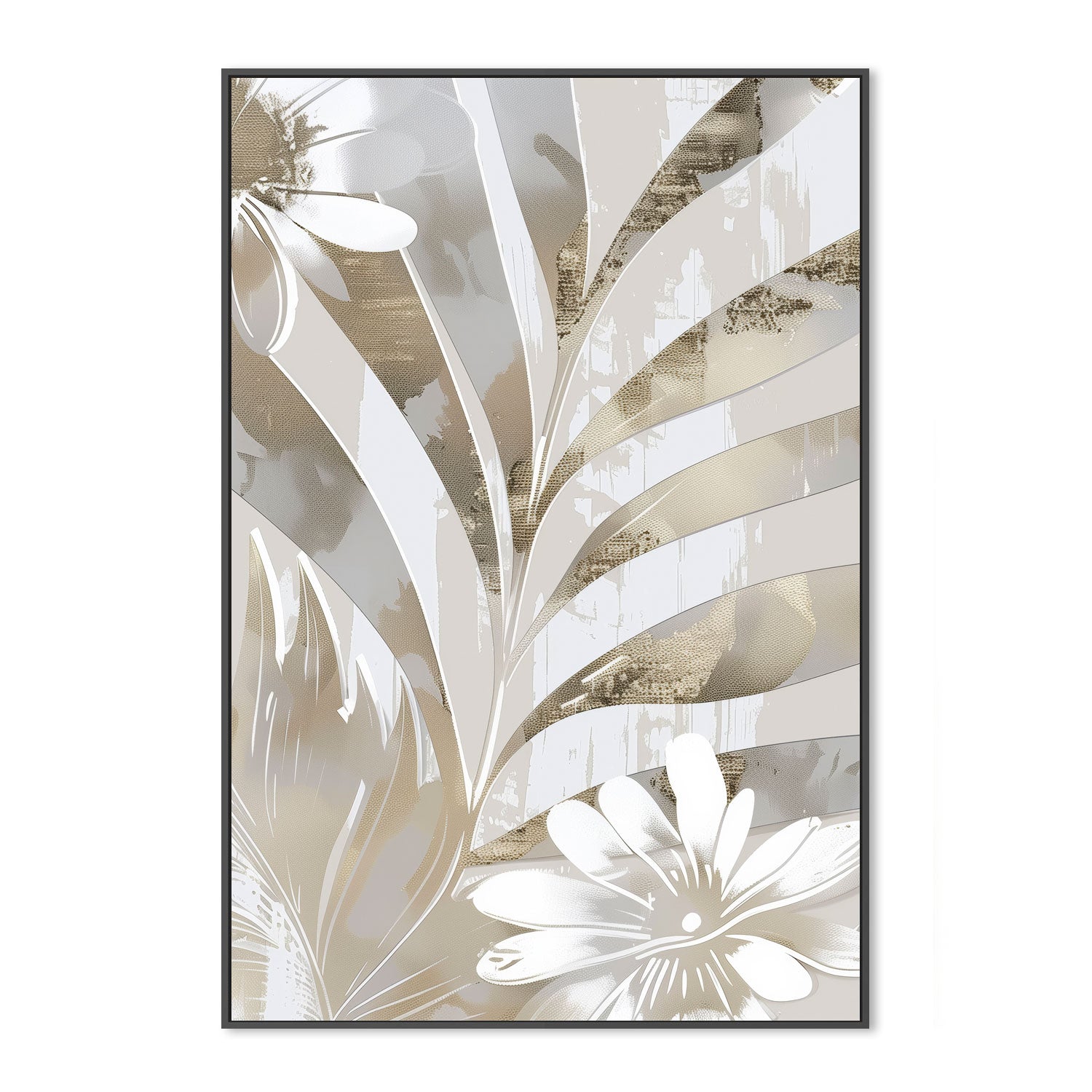 wall-art-print-canvas-poster-framed-Golden Palms, Style A , By Bella Eve-3