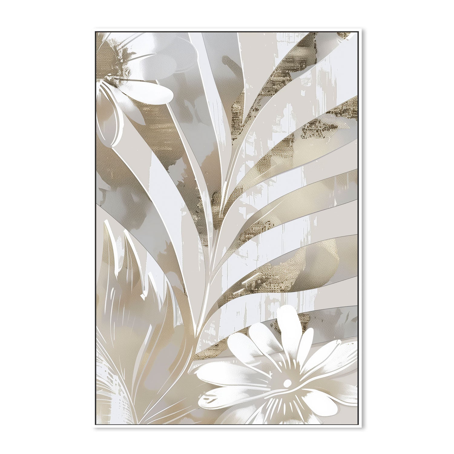 wall-art-print-canvas-poster-framed-Golden Palms, Style A , By Bella Eve-5